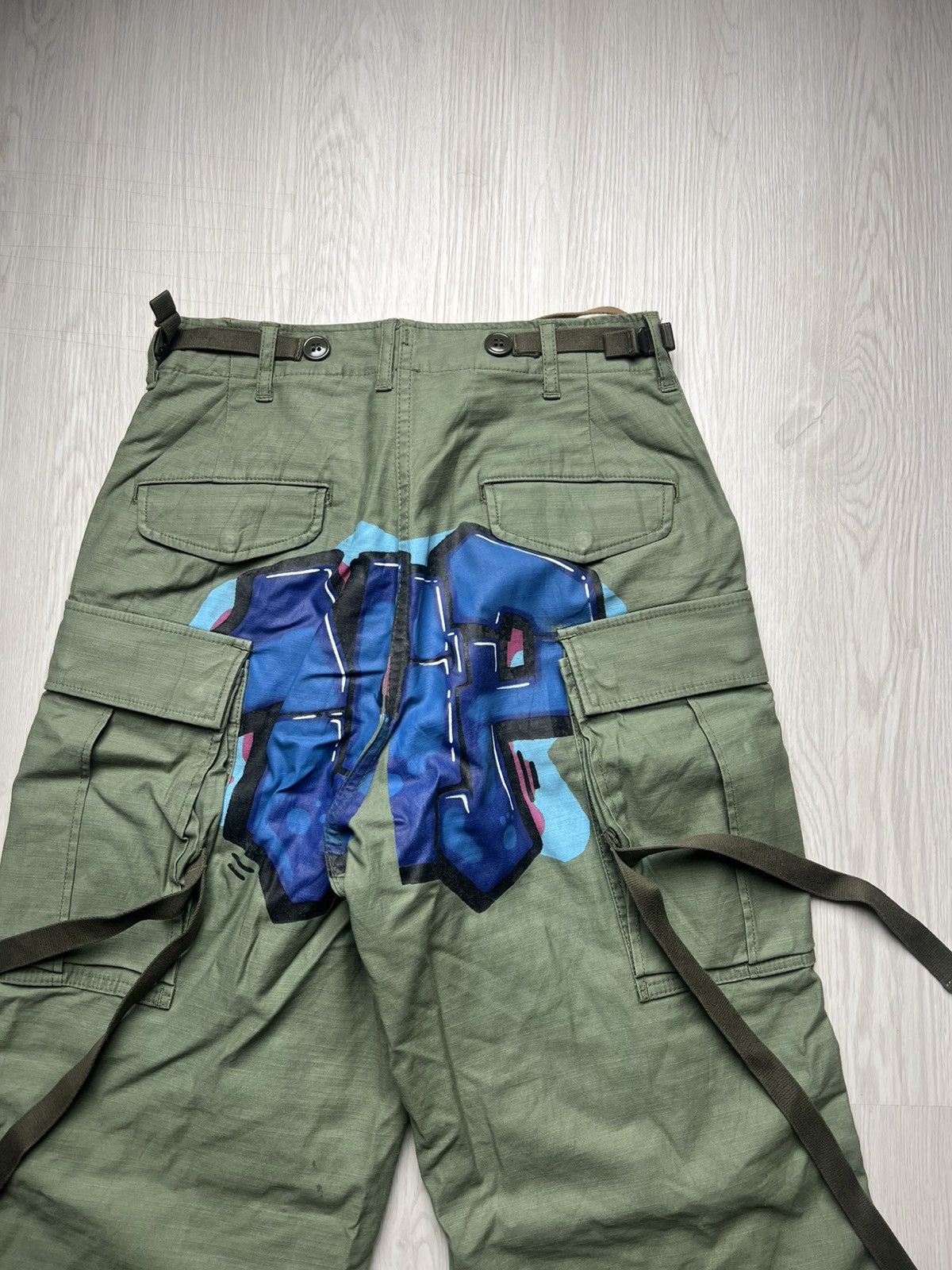 Junya Watanabe SS17 Junya Watanabe Comme Des Garcons Studded Cargo Pants Size 28" / US 6 / IT 42 - 5 Thumbnail