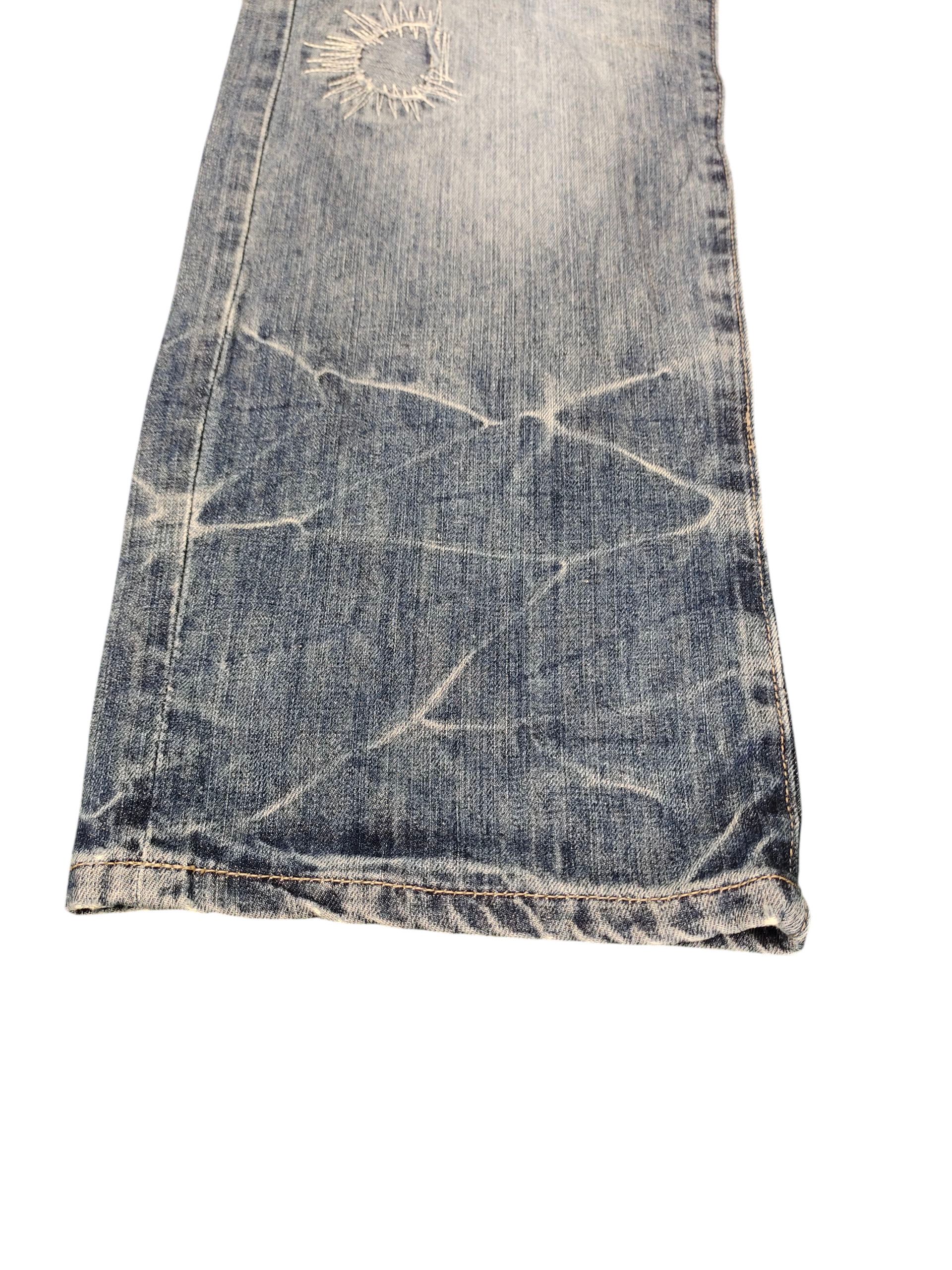 Kapital Vintage 90s Scanner Fundamental Clawmark Distres Denim Jeans Size US 32 / EU 48 - 7 Thumbnail