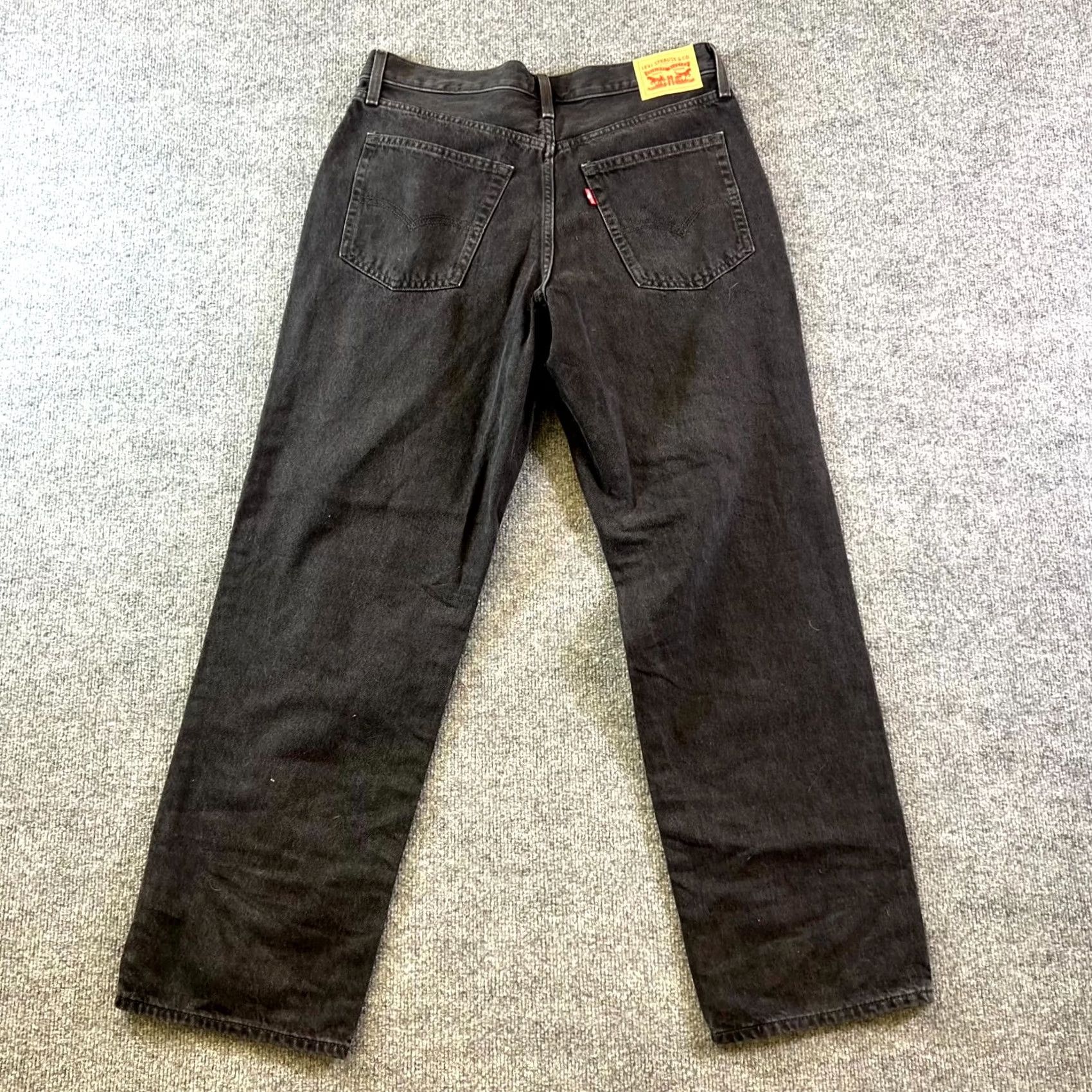 Levi's Levi's Jeans Women's 31 Baggy 94 Gray Denim Cotton Mid Rise Straight Leg Zip Fly Size 24" / US 00 / IT 34 - 2 Thumbnail
