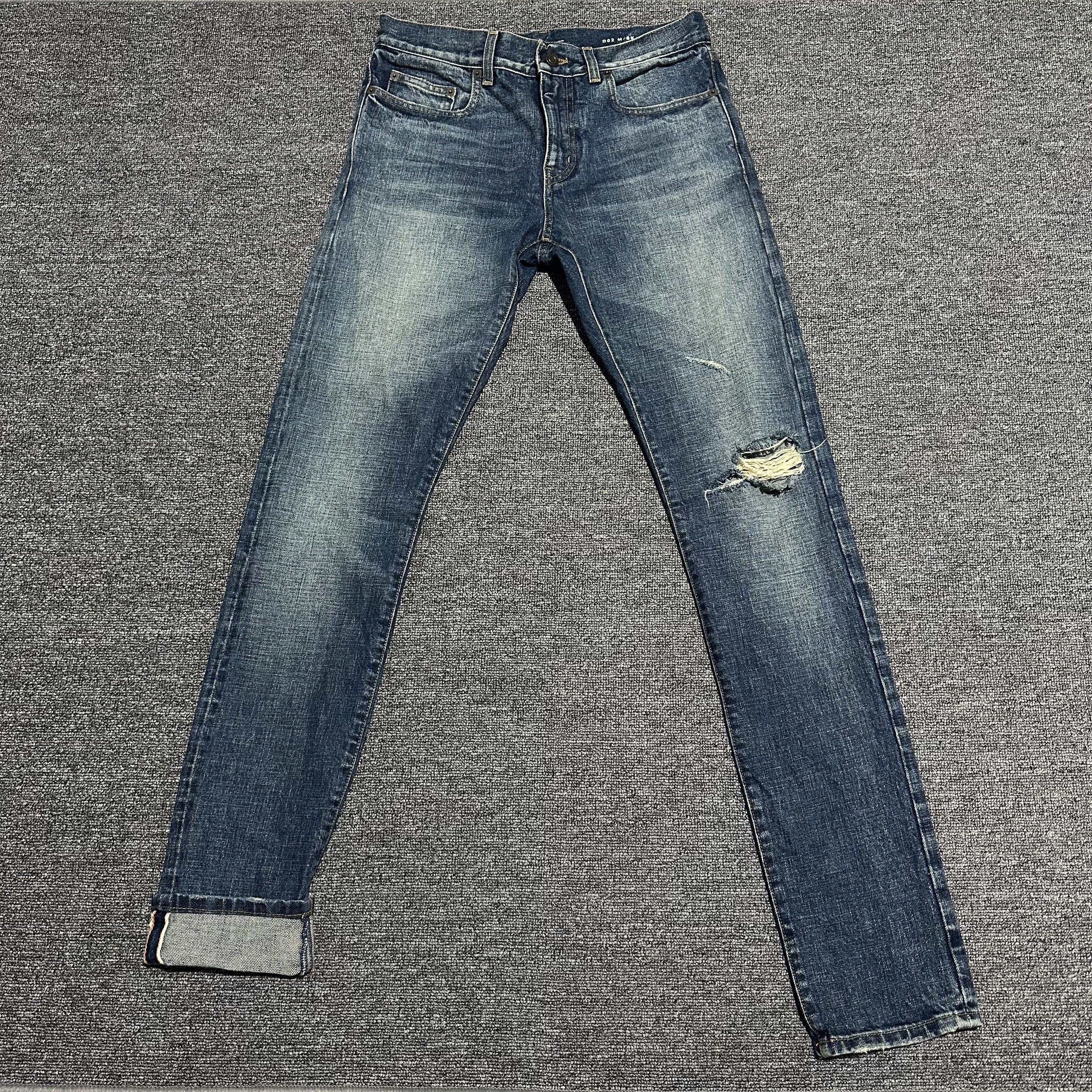 Hedi Slimane × Saint Laurent Paris Saint Laurent Selvedge Denim Size US 30 / EU 46 - 1 Thumbnail