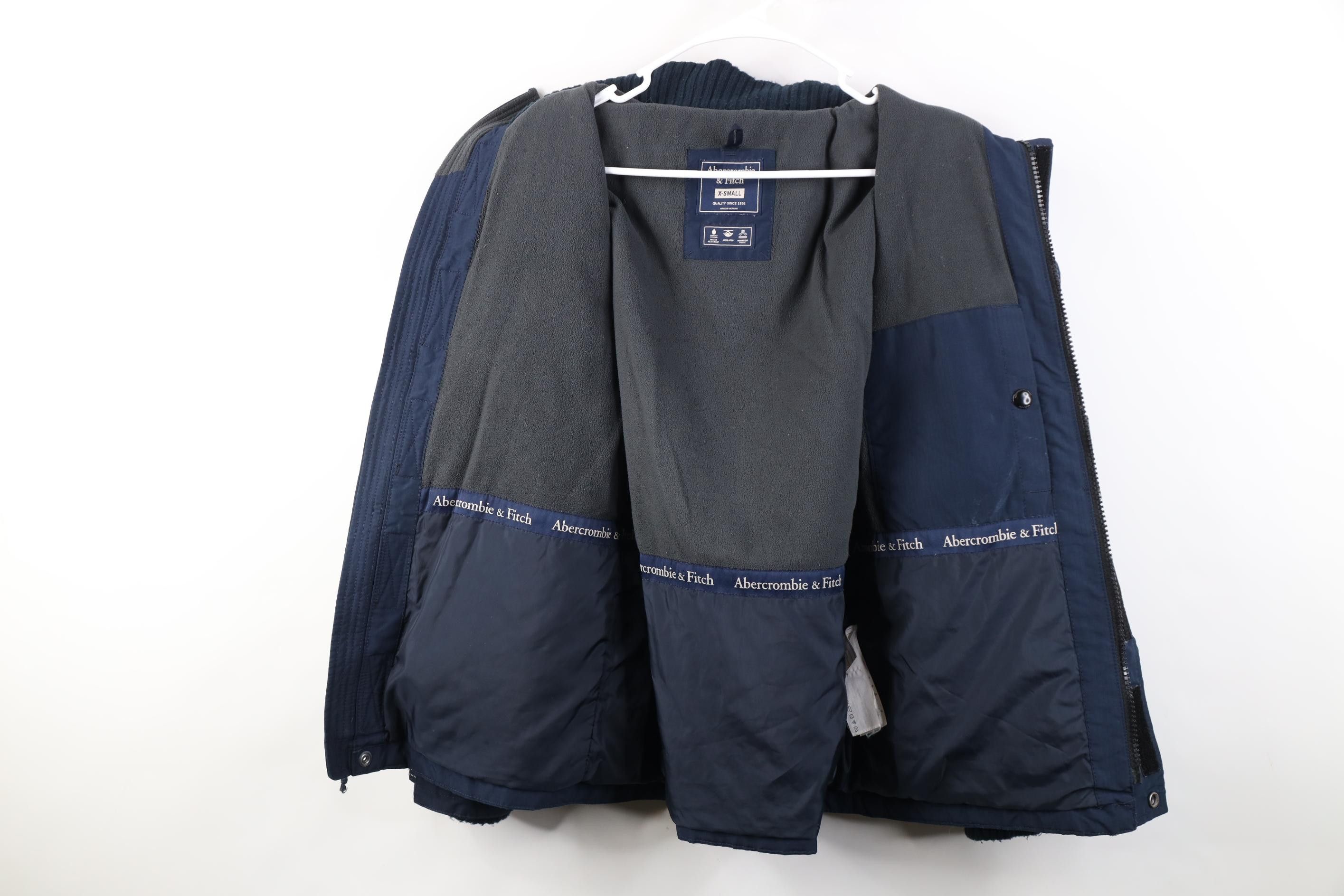 Abercrombie & Fitch Vintage Y2K Abercrombie & Fitch Hooded Lined Parka Jacket Size US XS / EU 42 / 0 - 11 Thumbnail