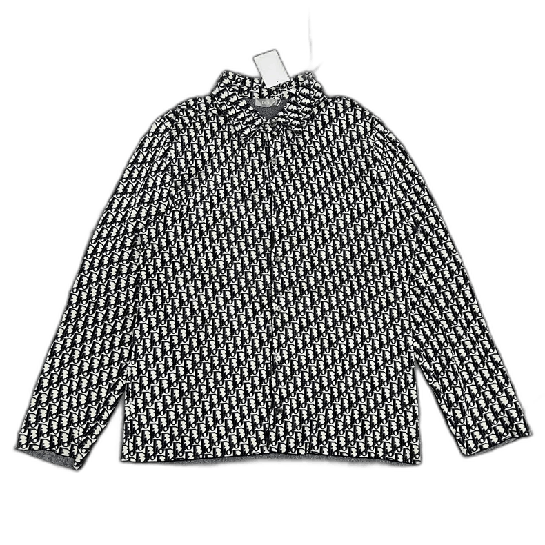 Dior DIOR Logo Cotton Shirt Jacket Size XL / US 12-14 / IT 48-50 - 1 Thumbnail