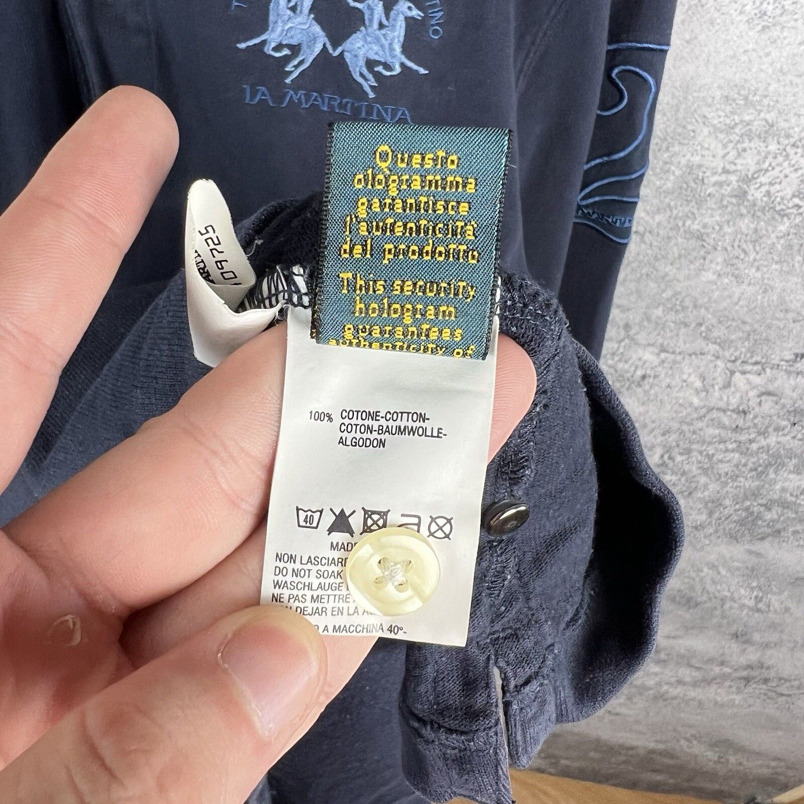 La Martina La Martina Polo Longsleeve Men's Size M Size US M / EU 48-50 / 2 - 5 Thumbnail