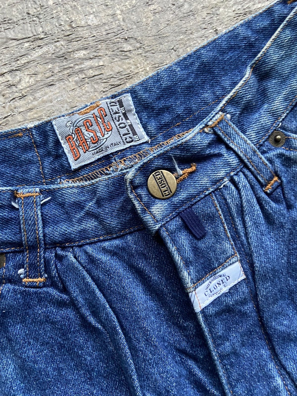 CLOSED × Marithe + Francois Girbaud 1990s MFG x CLOSED - Vintage Baggy High Waist Denim Pants Size US 26 / EU 42 - 4 Thumbnail