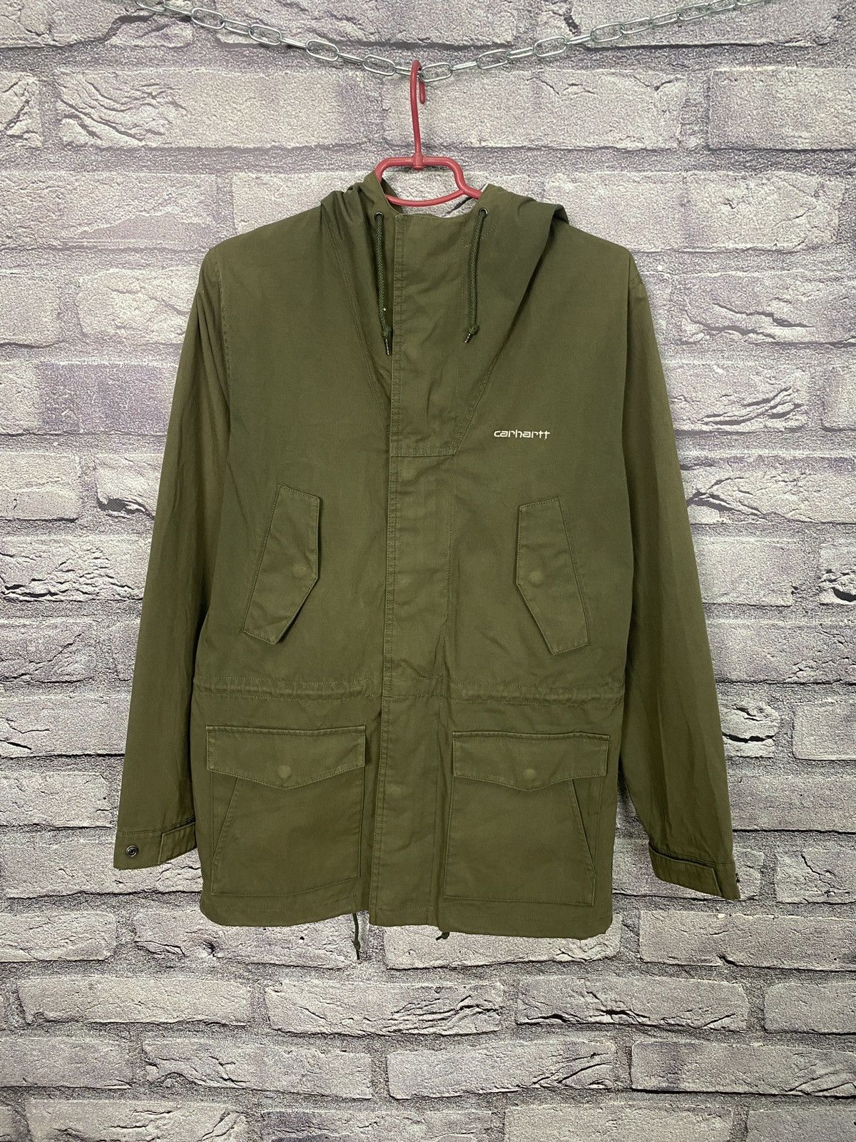 Other Vintage battle parka Carhartt hunting y2k zip pockets Size US S / EU 44-46 / 1 - 1 Thumbnail