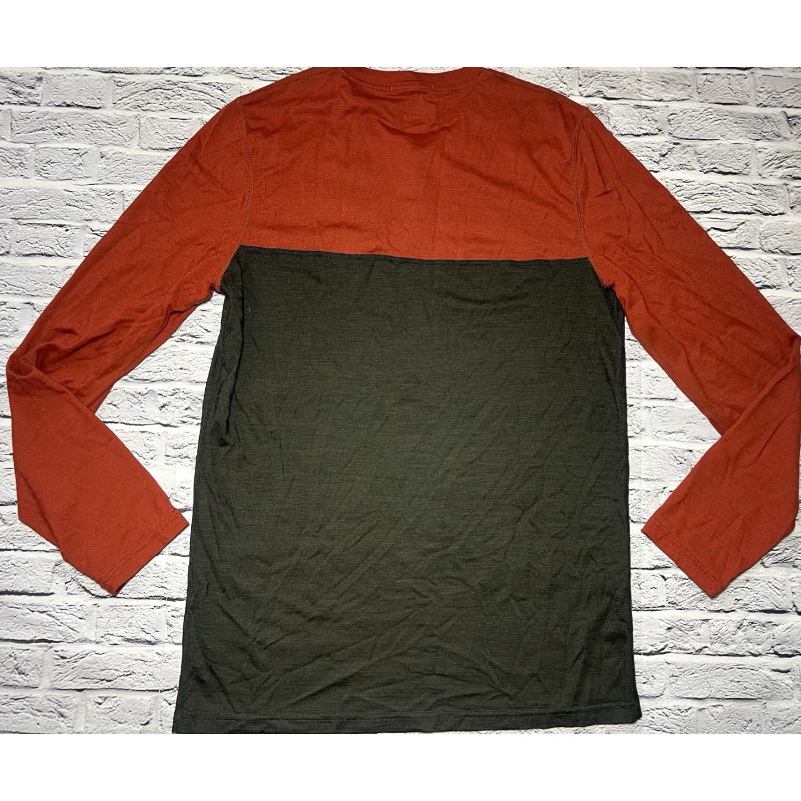Smartwool SmartWool Merino Wool Blend Henley Style T-Shirt Long Sleeve Mens S Black Striped Pullover Regular Fit Activewear Hiking Shirt Size US S / EU 44-46 / 1 - 4 Thumbnail