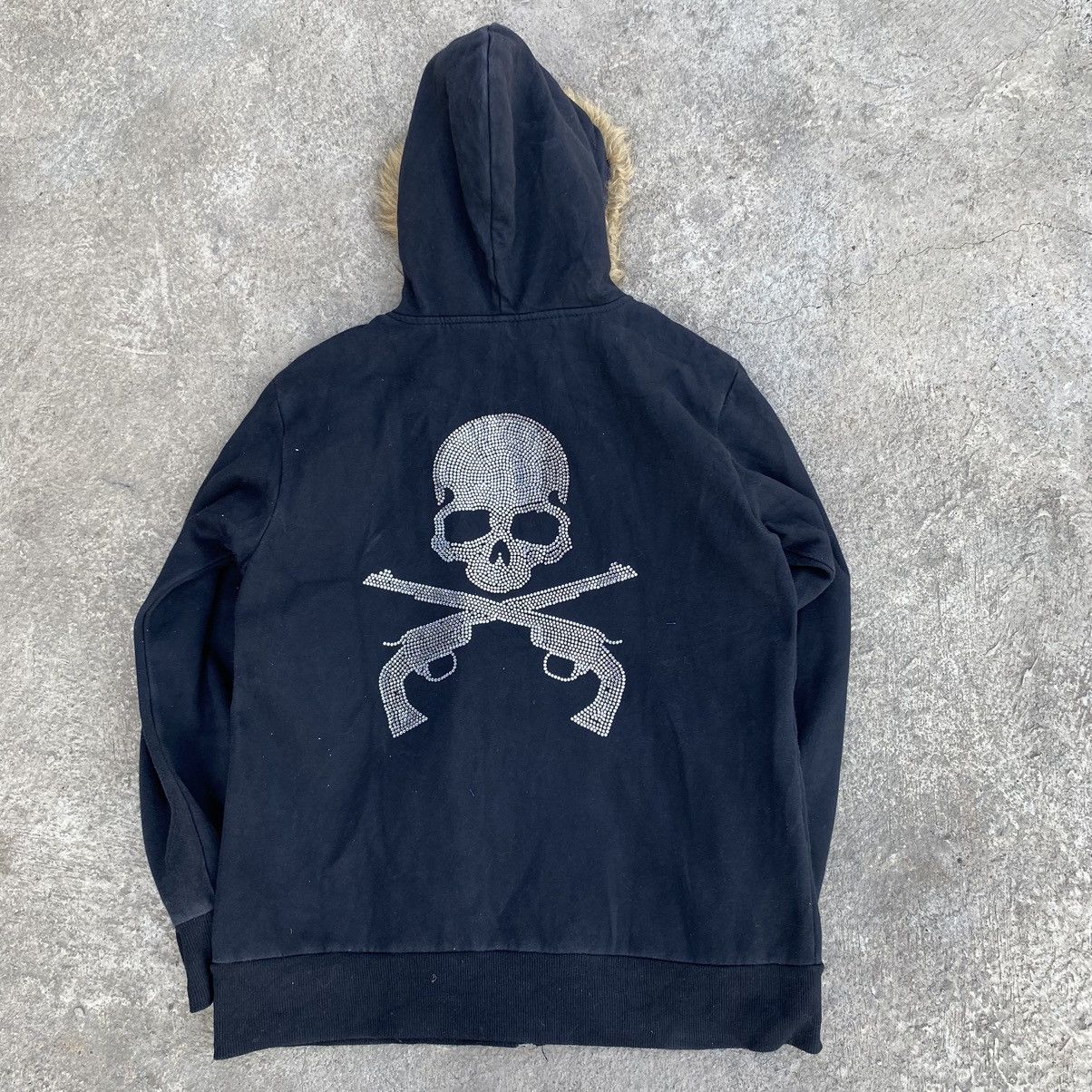 If Six Was Nine × Le Grande Bleu (L.G.B.) × Vintage Y2k skull hoodie Size US M / EU 48-50 / 2 - 3 Thumbnail