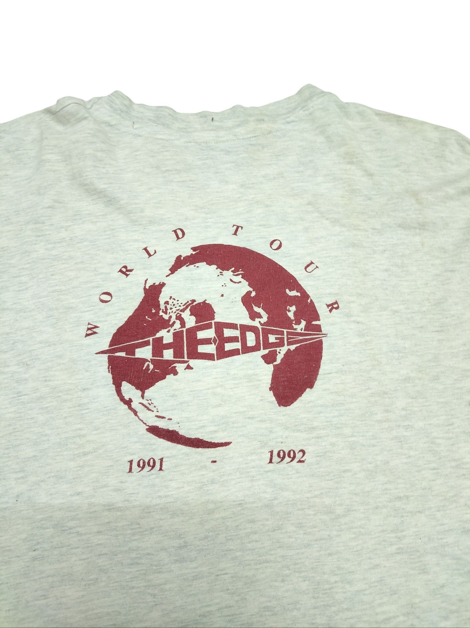 Band Tees vintage 1991 The Edge band tour t shirt Size US XL / EU 56 / 4 - 3 Thumbnail