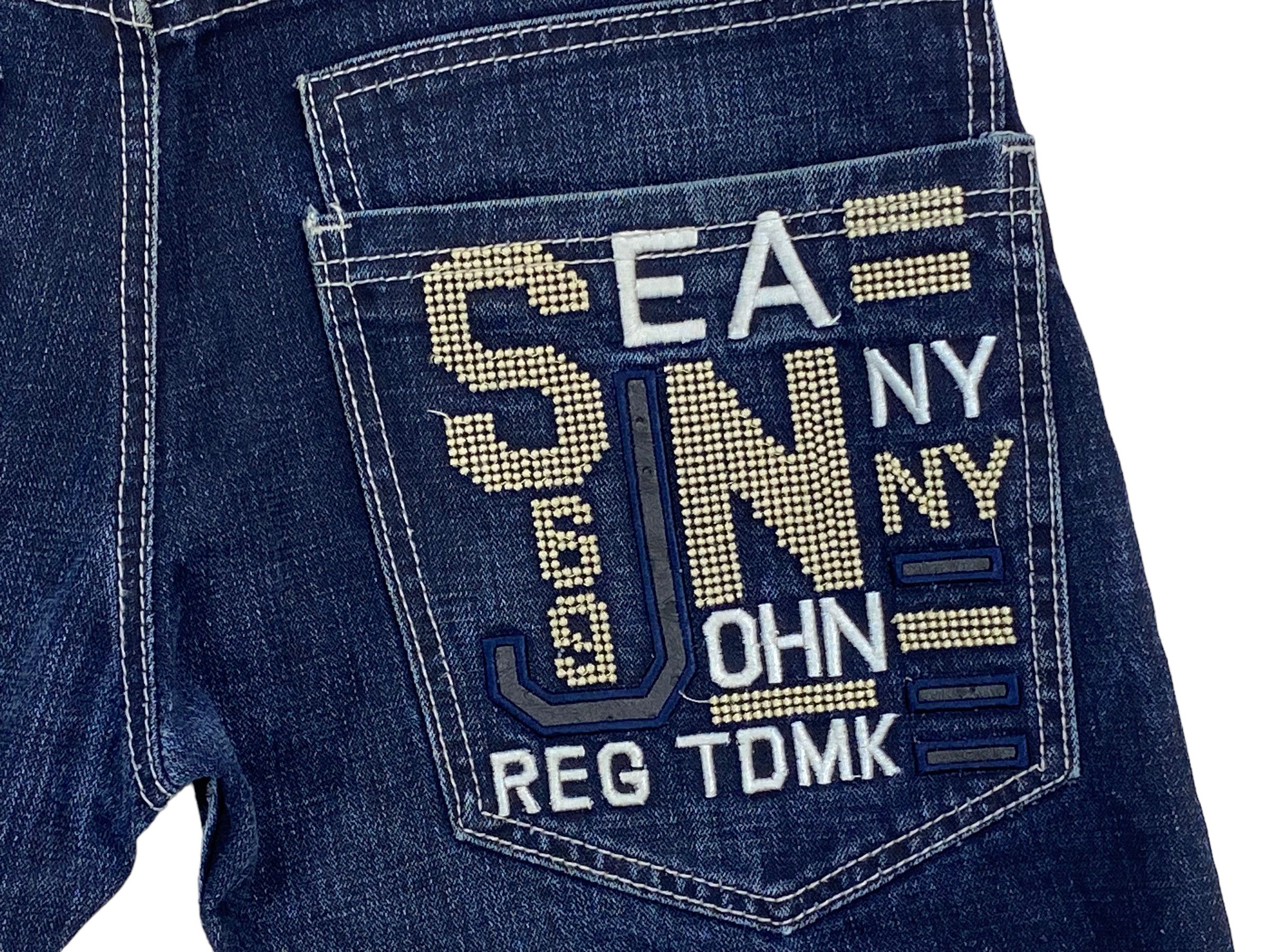 Sean John Sean John Baggy Denim Jeans Embroided Logo Jeans Hip Hop Size US 32 / EU 48 - 10 Thumbnail
