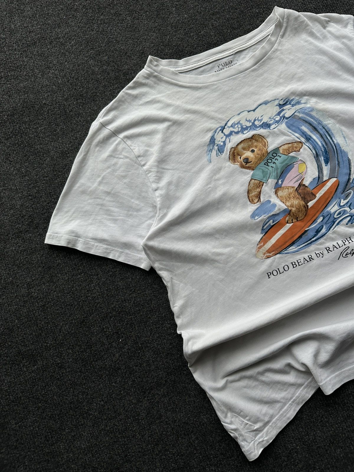 Polo Ralph Lauren 🚨VNTG RARE POLO RL BEAR T shirt big logo Ralph lauren Size US M / EU 48-50 / 2 - 2 Thumbnail