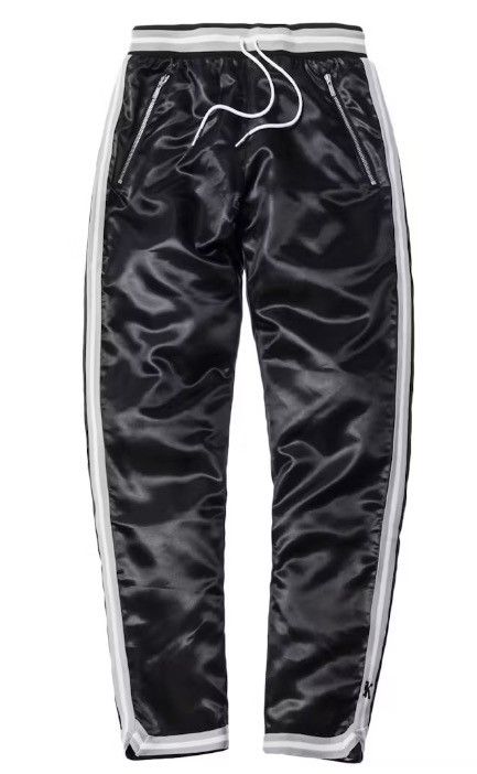 Kith Kith x Mitchell & Ness Satin Warm-Up Pants - XL Size US 36 / EU 52 - 1 Thumbnail