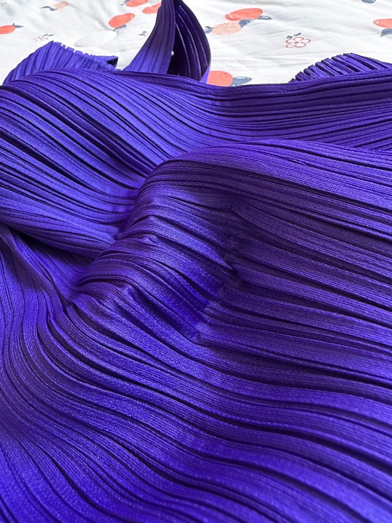 Issey Miyake Issey Miyake size:3 Purple pleated vest Size XS / US 0-2 / IT 36-38 - 8 Thumbnail