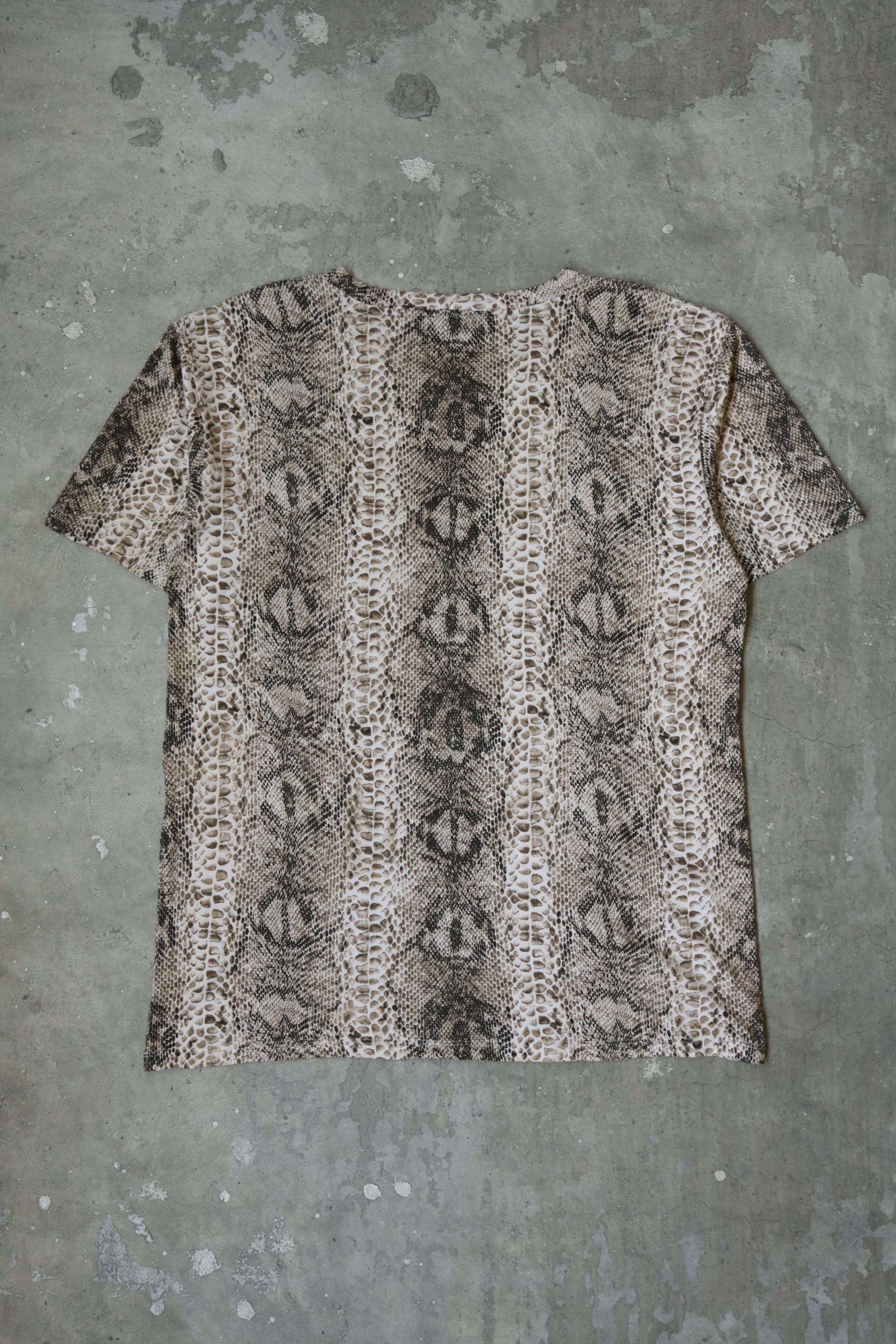 Celine × Hedi Slimane Celine - Hedi Slimane - S/S 22 - Serpent-Print Logo Tee Size US M / EU 48-50 / 2 - 2 Thumbnail