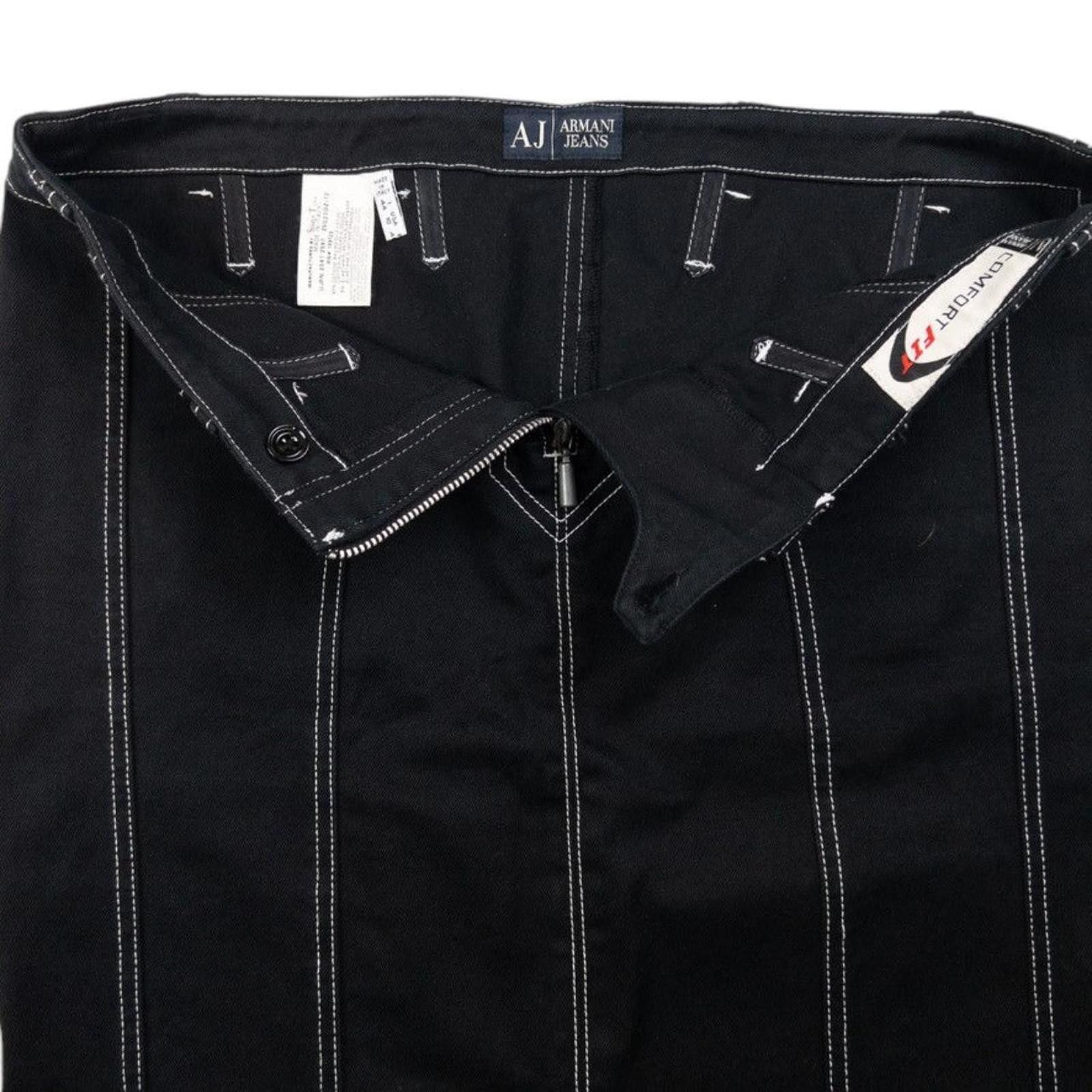 Designer Vintage Armani Jeans Denim Skirt Womens Size W32 Size 32" / US 10 / IT 46 - 4 Thumbnail