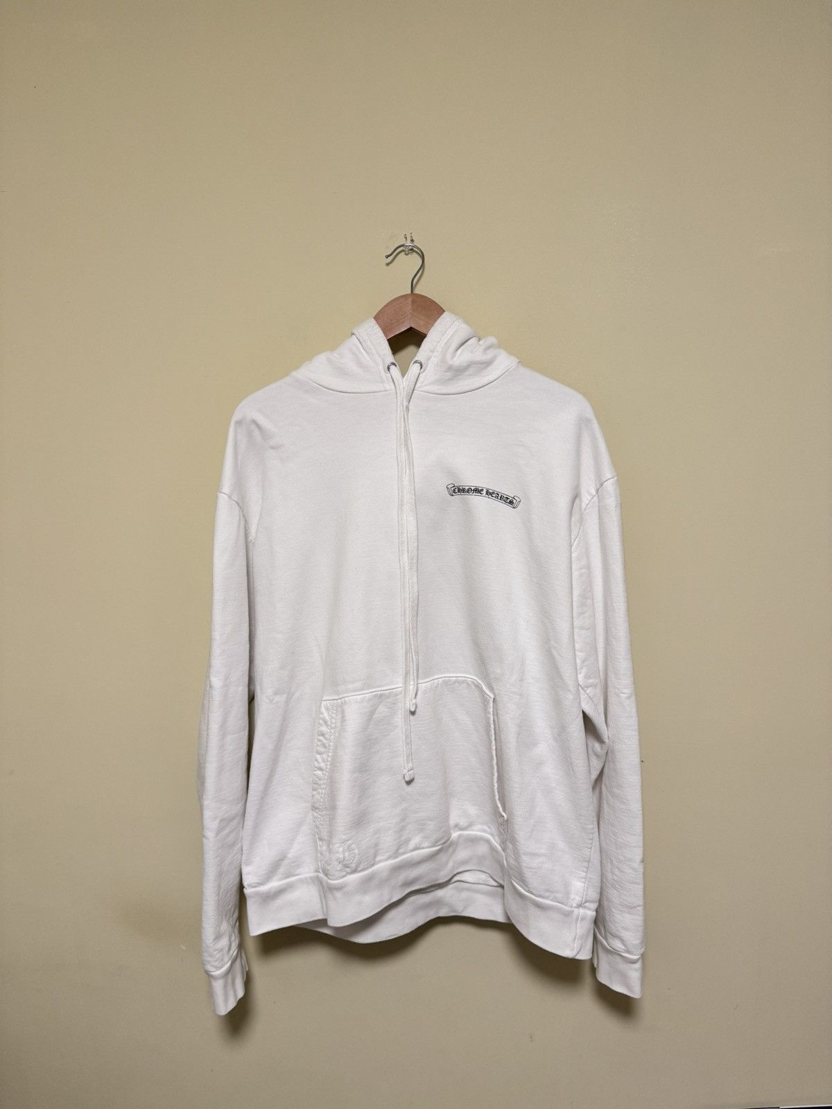 CHROME HEARTS HOLLYWOOD HOODIE WHT