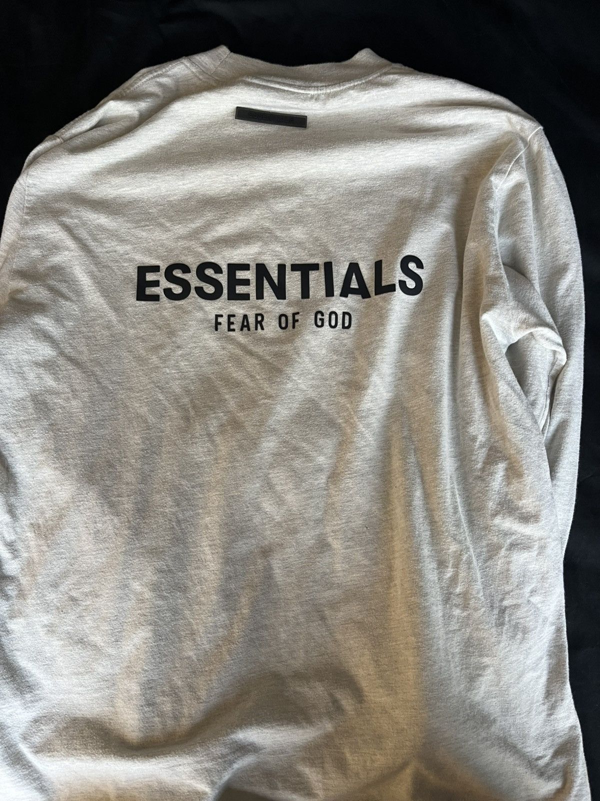 Essentials Oatmeal Essentials Long Sleeve Tshirt Size US S / EU 44-46 / 1 - 1 Thumbnail