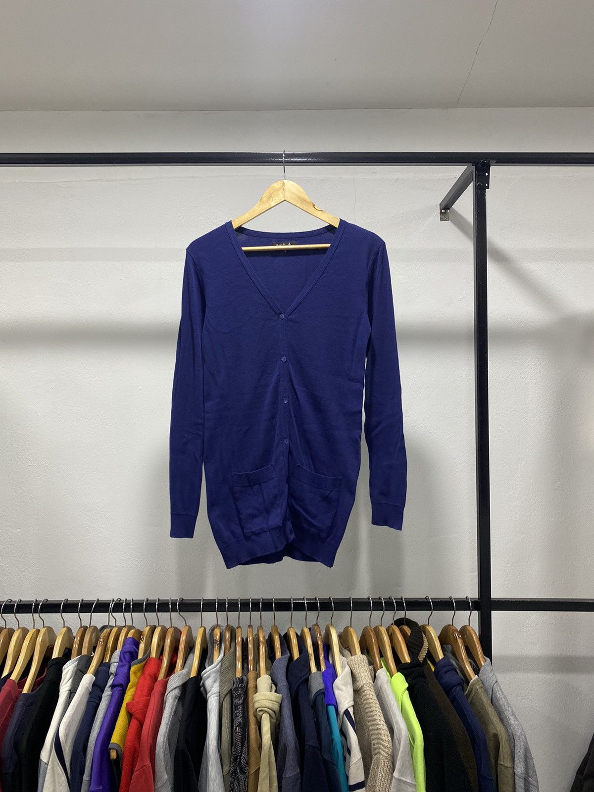 Designer × Vintage × agnes b. Agnes B. Knit Long Cardigan Size M / US 6-8 / IT 42-44 - 1 Thumbnail