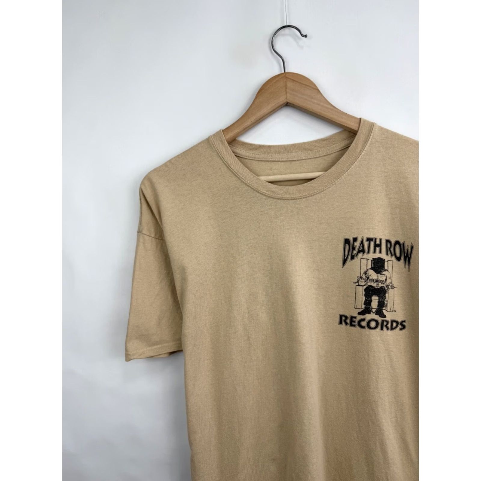 Vintage VINTAGE Death Row Records T-Shirt Hype Vtg Rare Retro Beige M/L Mens Beigh? Size US M / EU 48-50 / 2 - 7 Thumbnail
