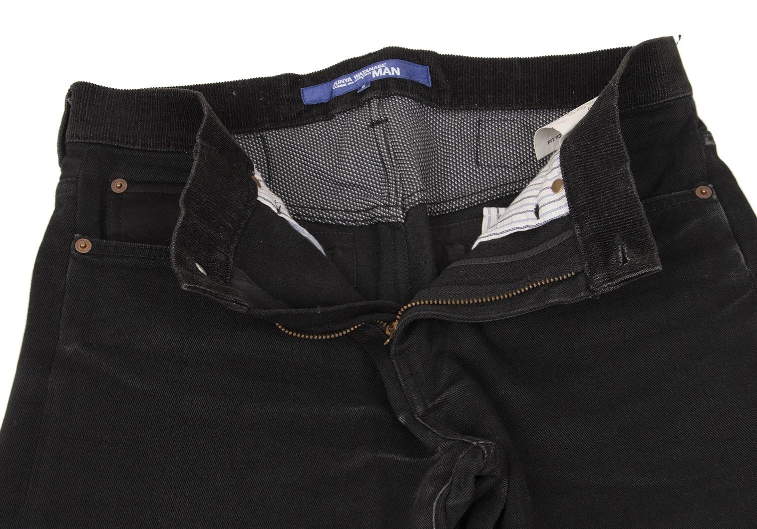 Junya Watanabe Cotton Corduroy Panel Pants in Black, Size S Size US 30 / EU 46 - 5 Thumbnail