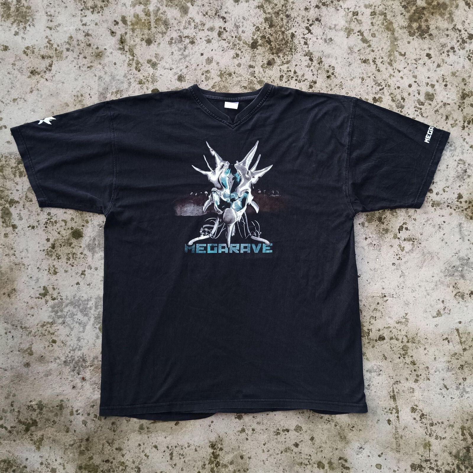 Vintage 00s Megarave Tshirt L Gabber Thunderdome Electronic Hardcore Size US L / EU 52-54 / 3 - 2 Thumbnail