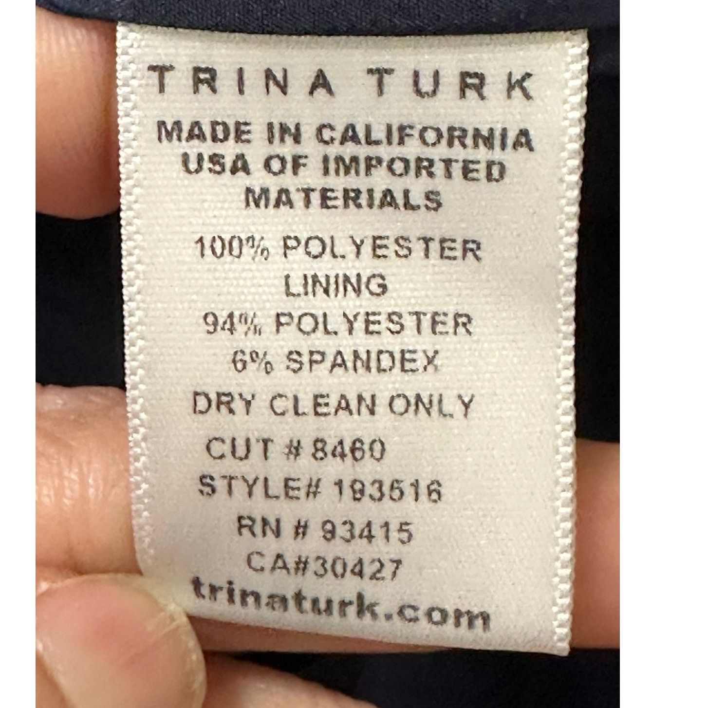 Trina Turk Trina Turk blue front bow high rise dress shorts size 8 Size 30" / US 8 / IT 44 - 4 Thumbnail