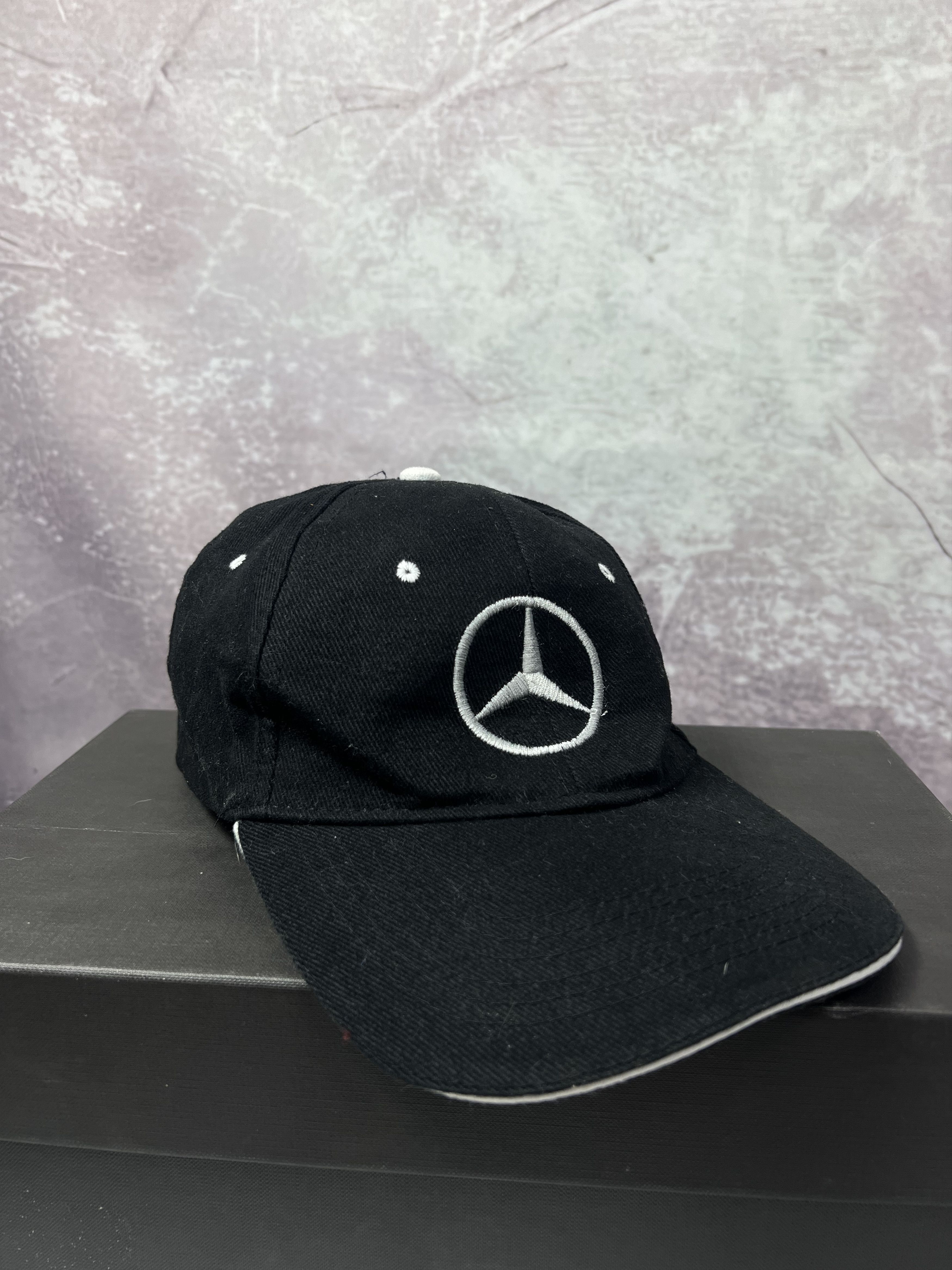 Mercedes-Benz × Vintage Mercedes Benz Logo Black Cap Size ONE SIZE - 2 Thumbnail