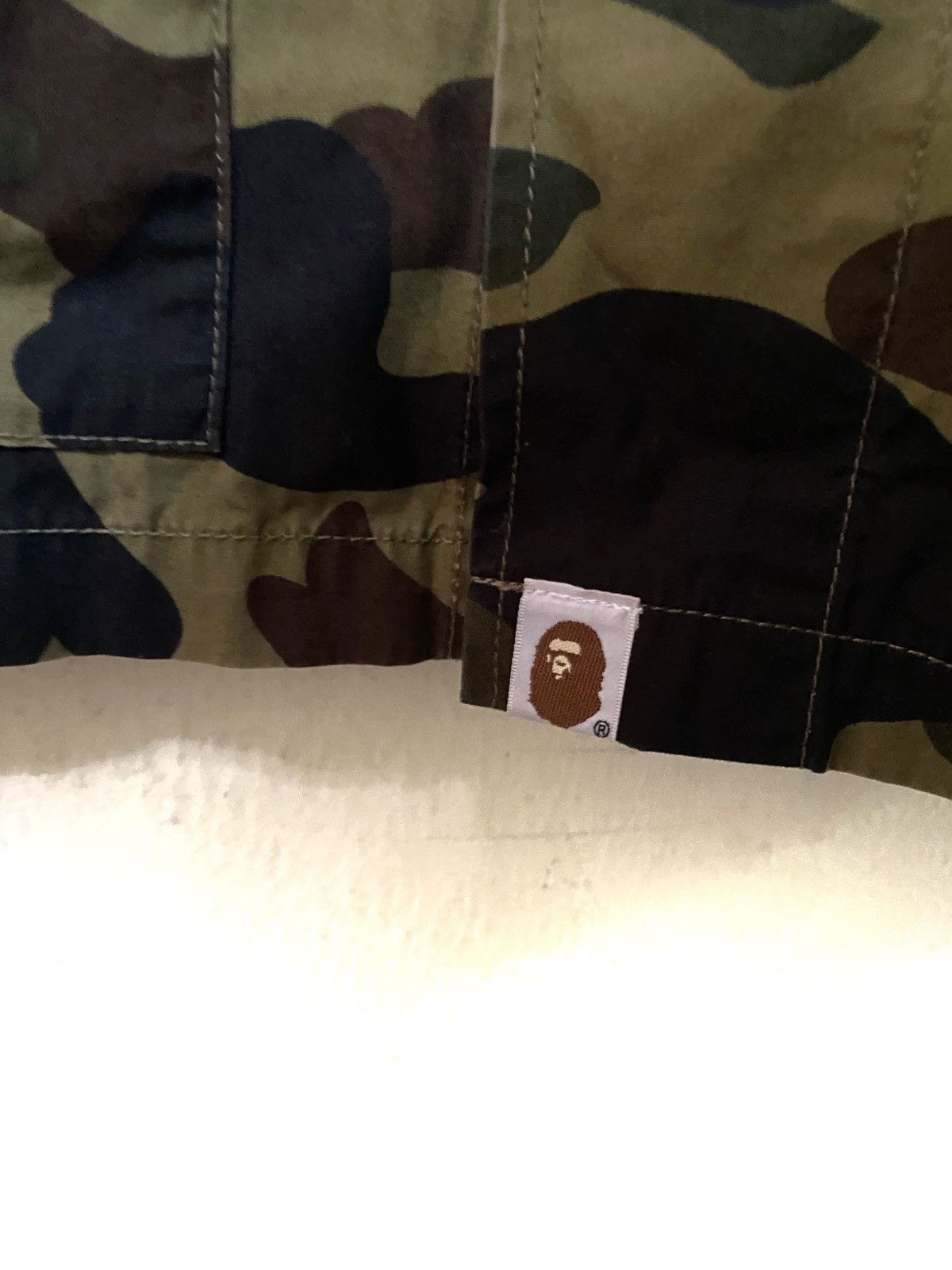 Bape Vtg A bathing Ape BAPE 1st Camo Military Double Pocket Shirt Size US XL / EU 56 / 4 - 5 Thumbnail