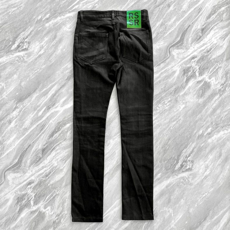 Raf Simons Raf simons Knee Rainbow Webbing Black Jeans Size US 28 / EU 44 - 2 Thumbnail