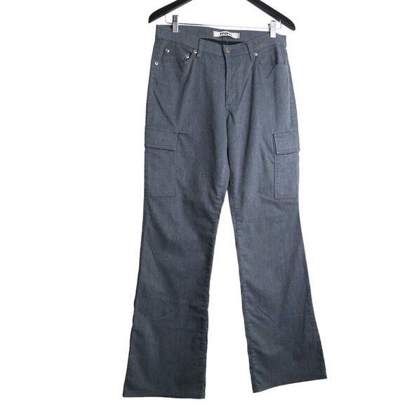 Mavi Mavi Women's Dark Grey Slim Flare Cargo Pants Size 29/32 Size 29" - 1 Thumbnail