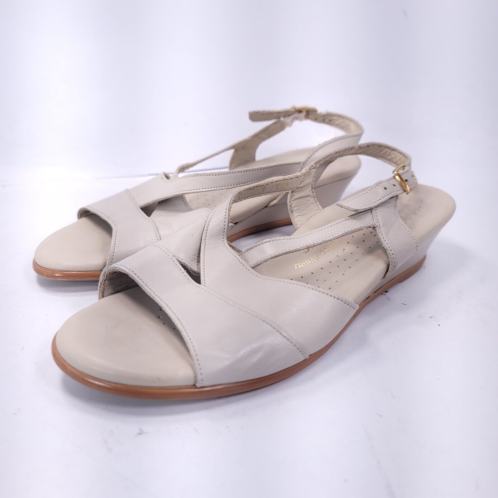 SAS SAS Tripad Comfort Ankle Strap Sandal Womens Size 8.5 Beige Size US 8.5 / IT 38.5 - 1 Thumbnail