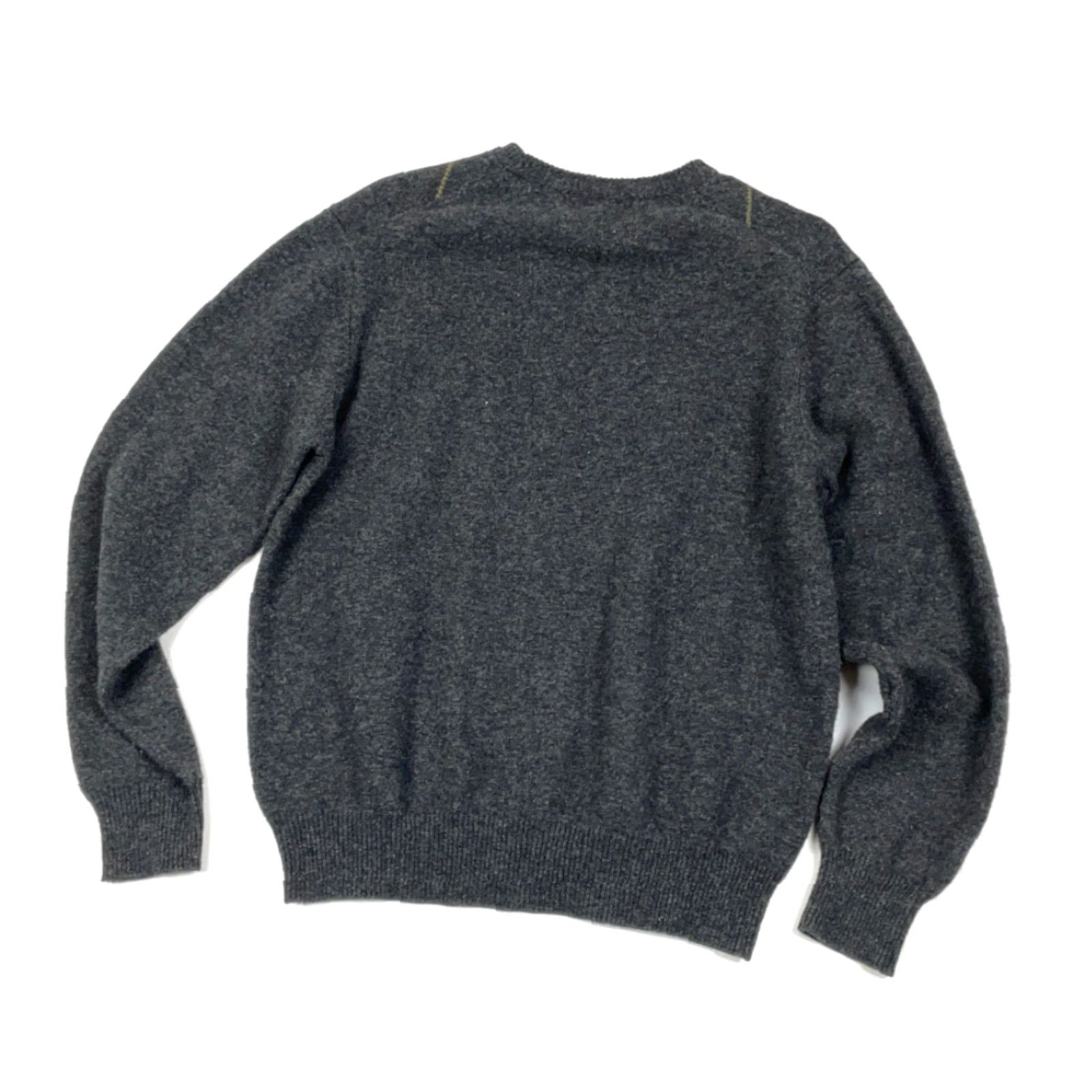 Geoffrey Beene Geoffrey Beene Sweater Adult Large Gray Argyle Diamond Pullover Knit Wool Lightweight Crew Neck Long Sleeve Dad Style Retro 80s 90s Size US L / EU 52-54 / 3 - 2 Thumbnail
