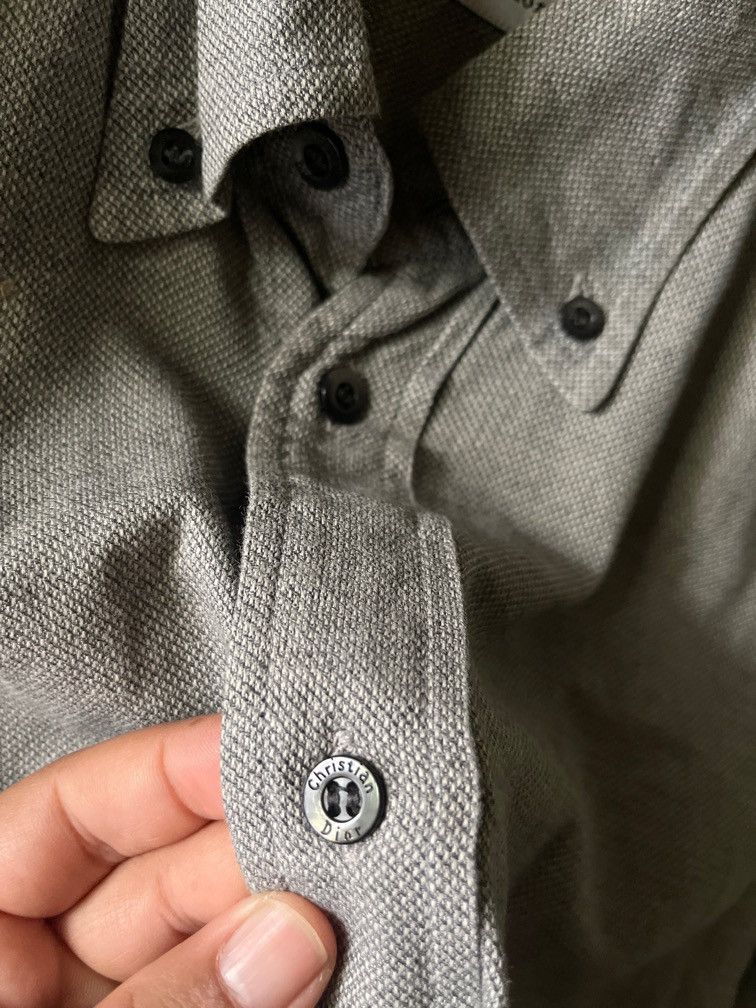 Christian Dior Monsieur Christian Dior Button Up T-Shirt Size US XL / EU 56 / 4 - 5 Thumbnail