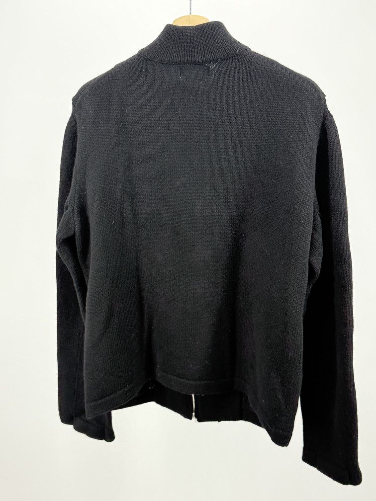 Yohji Yamamoto Pour Homme Zip Sweater Size US M / EU 48-50 / 2 - 2 Thumbnail