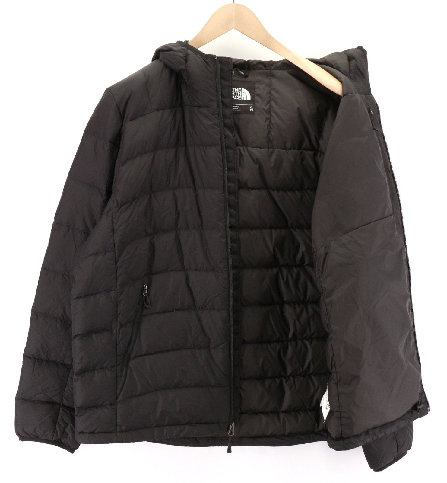 The North Face LA PAZ HOODED XL 600 Down Black Lined Zip Jacket 79686 Size US XL / EU 56 / 4 - 4 Thumbnail