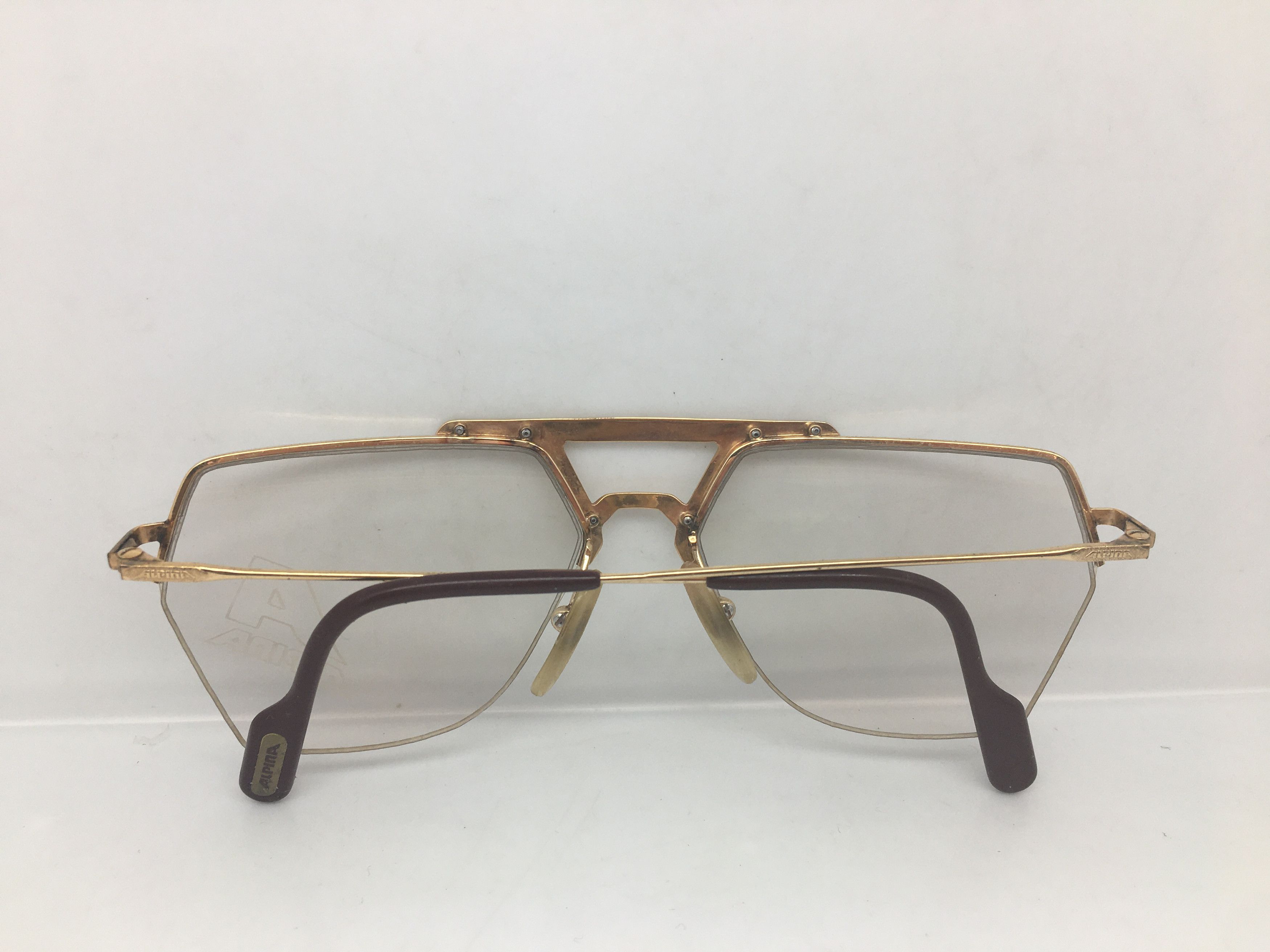 Vintage Vintage Alpina FM50 Aviator Eyeglasses Frame W.Germany Size ONE SIZE - 9 Thumbnail