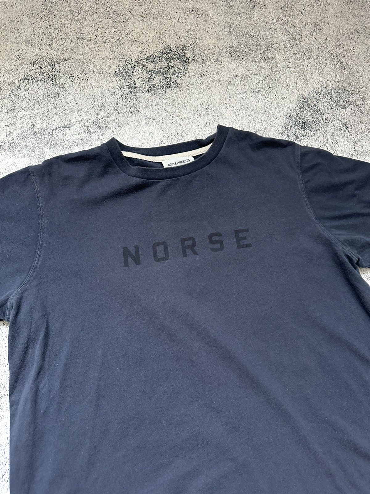 Norse Projects Norse Project Navy T-shirt Centre Logo Size US M / EU 48-50 / 2 - 4 Thumbnail