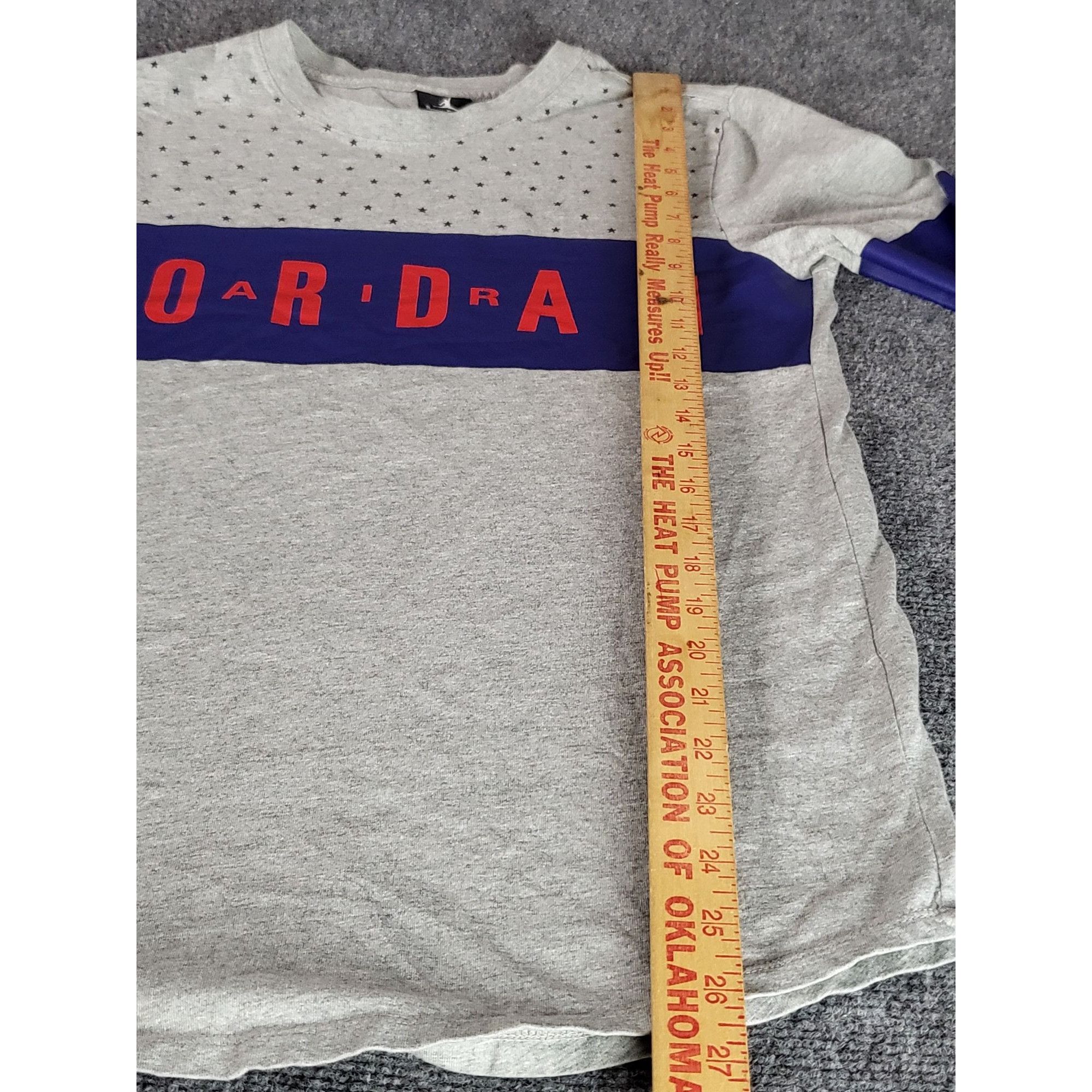 Jordan Brand Air Jordan Retro 7 Long Sleeve Tee TShirt Men Sz S Stars Log Size US S / EU 44-46 / 1 - 3 Thumbnail