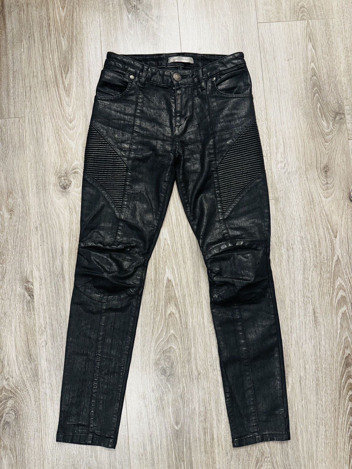 Pierre Balmain SS15 Pierre Balmain slim fit waxed denim Size 24" / US 00 / IT 34 - 1 Thumbnail
