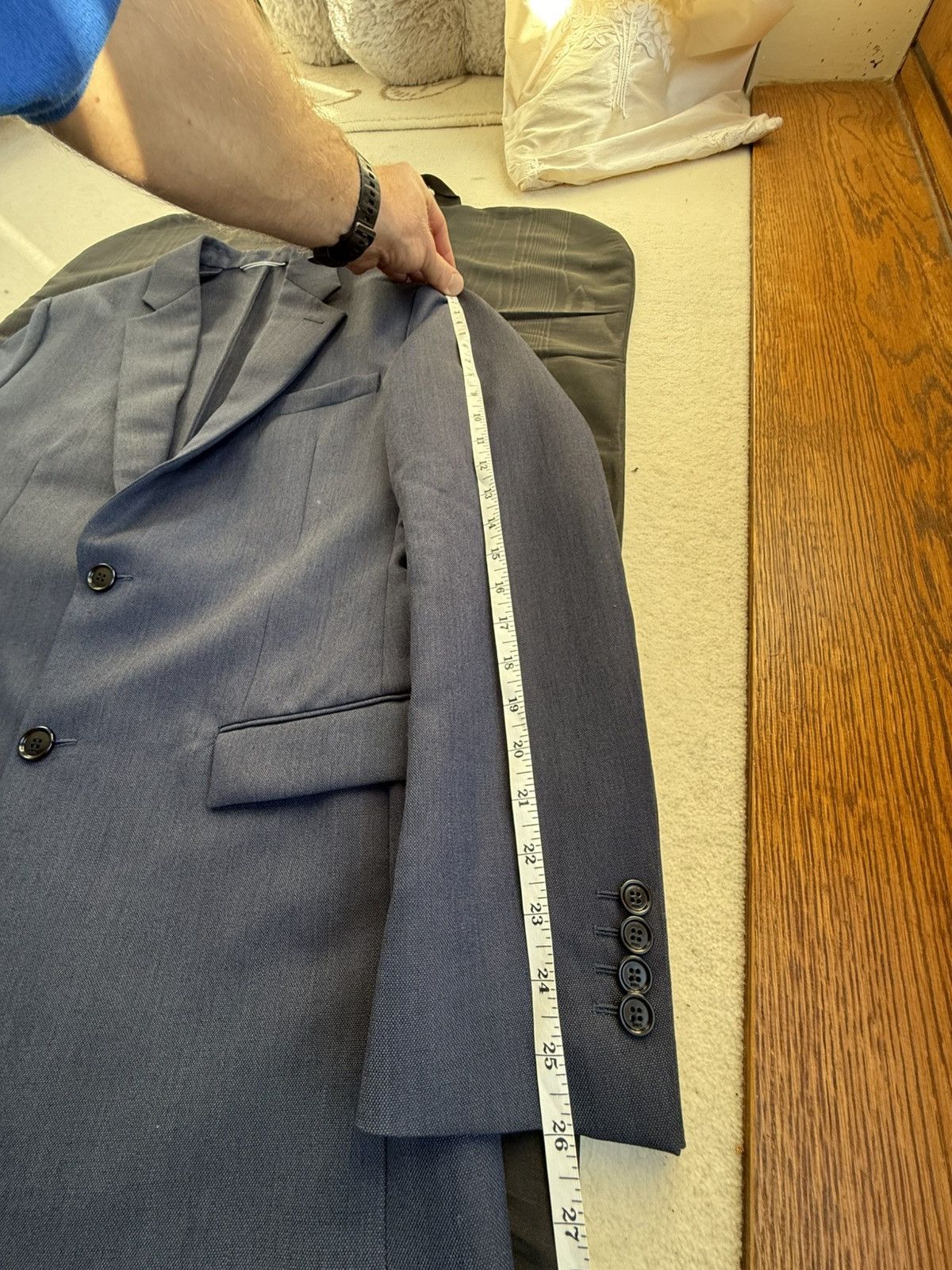 Dior Grail Dior KVA blue notch lapel unstructured blue suit 48 Size 38R - 12 Thumbnail