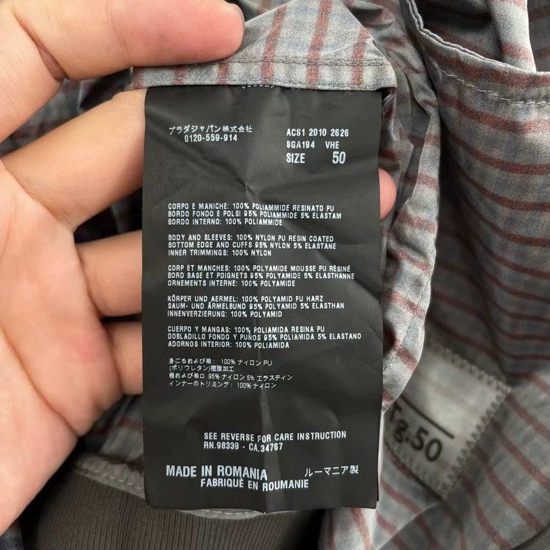 Prada Prada Thousand-bird check zipper jacket 2501-Nextarrow Size US M / EU 48-50 / 2 - 4 Thumbnail