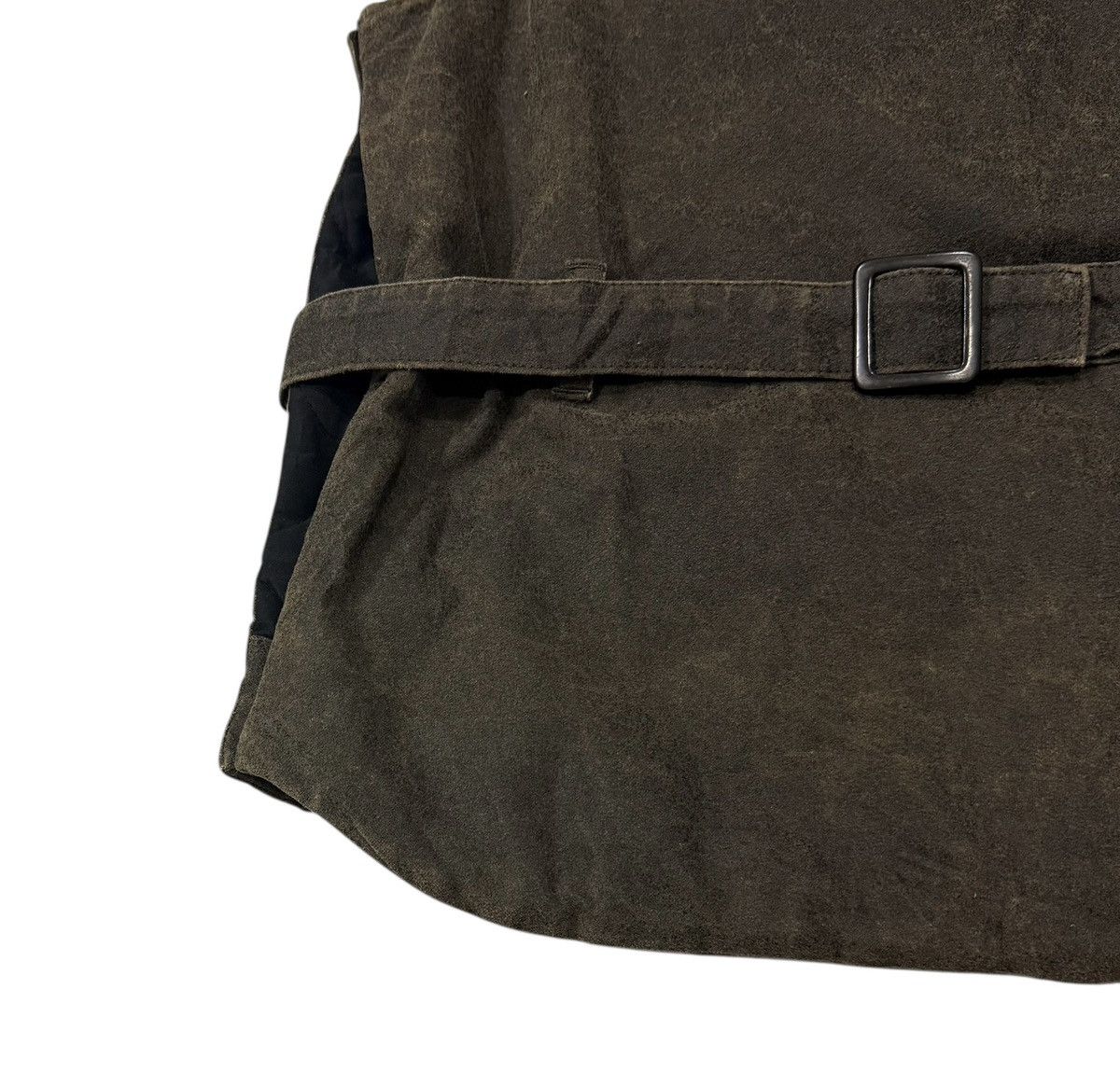 Maison MIHARA YASUHIRO Vintage MiharaYasuhiro Polyurethane Zipper Belt Vest Jacket Size US M / EU 48-50 / 2 - 12 Thumbnail