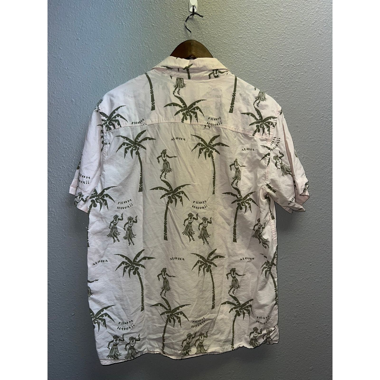 Hurley Hurley Hawaii Shirt Button Up Palm Tree Hulu Girl Graphic M Size US M / EU 48-50 / 2 - 6 Thumbnail