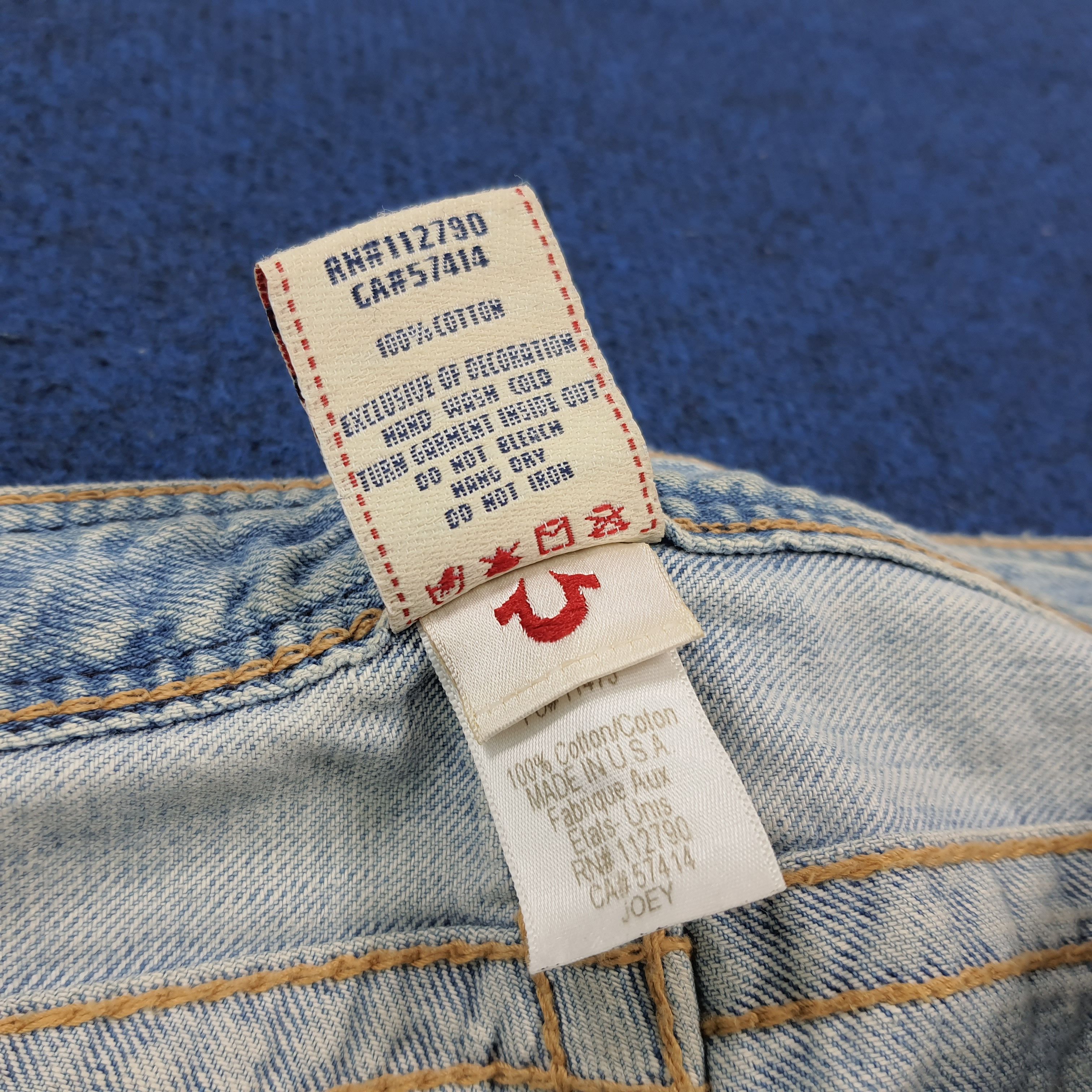 True Religion Vintage True Religion JOEY Floral Flare Jeans C297N7 Size 28" / US 6 / IT 42 - 9 Thumbnail