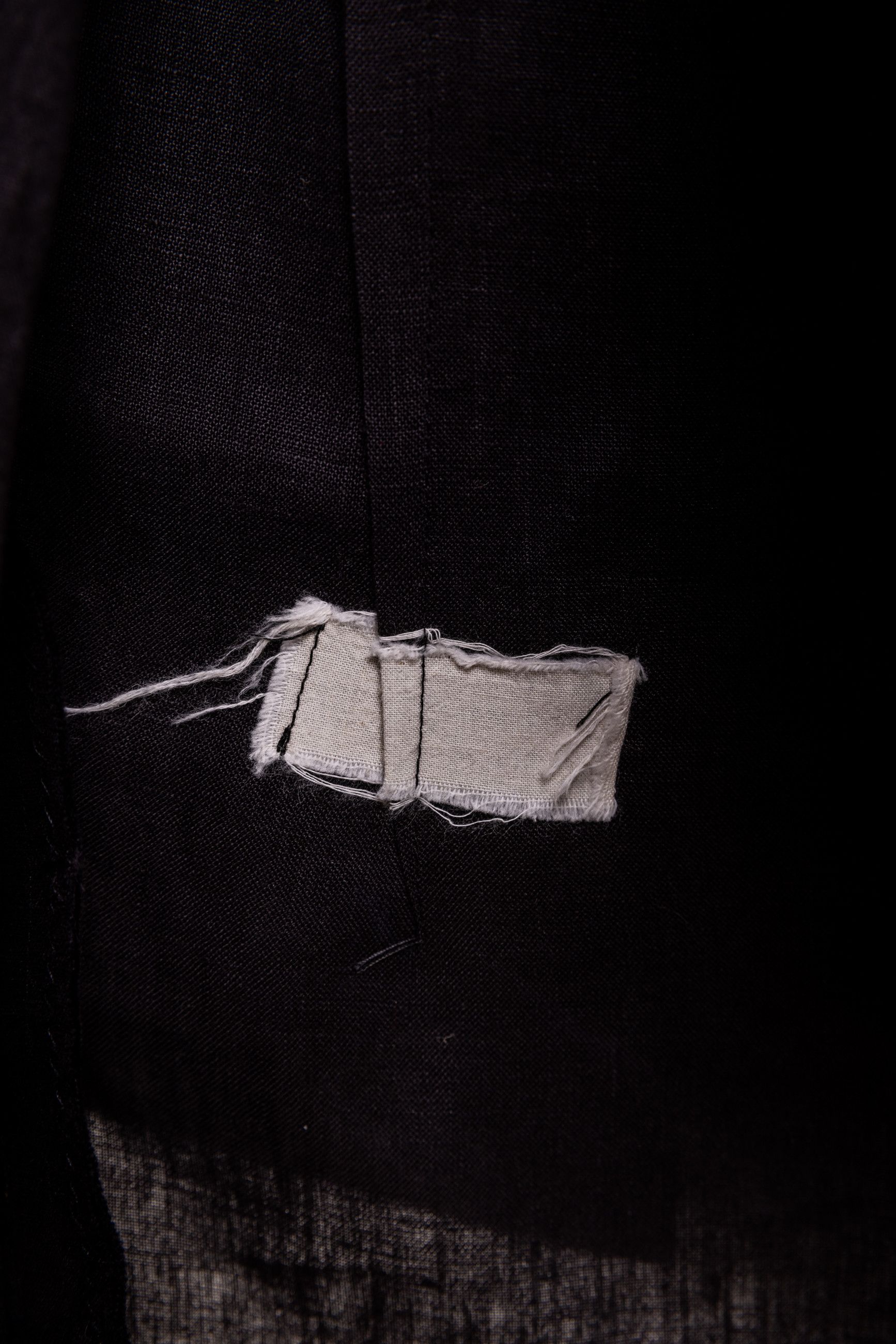 Greg Lauren Black crooked patchwork studio linen Size US S / EU 44-46 / 1 - 5 Thumbnail