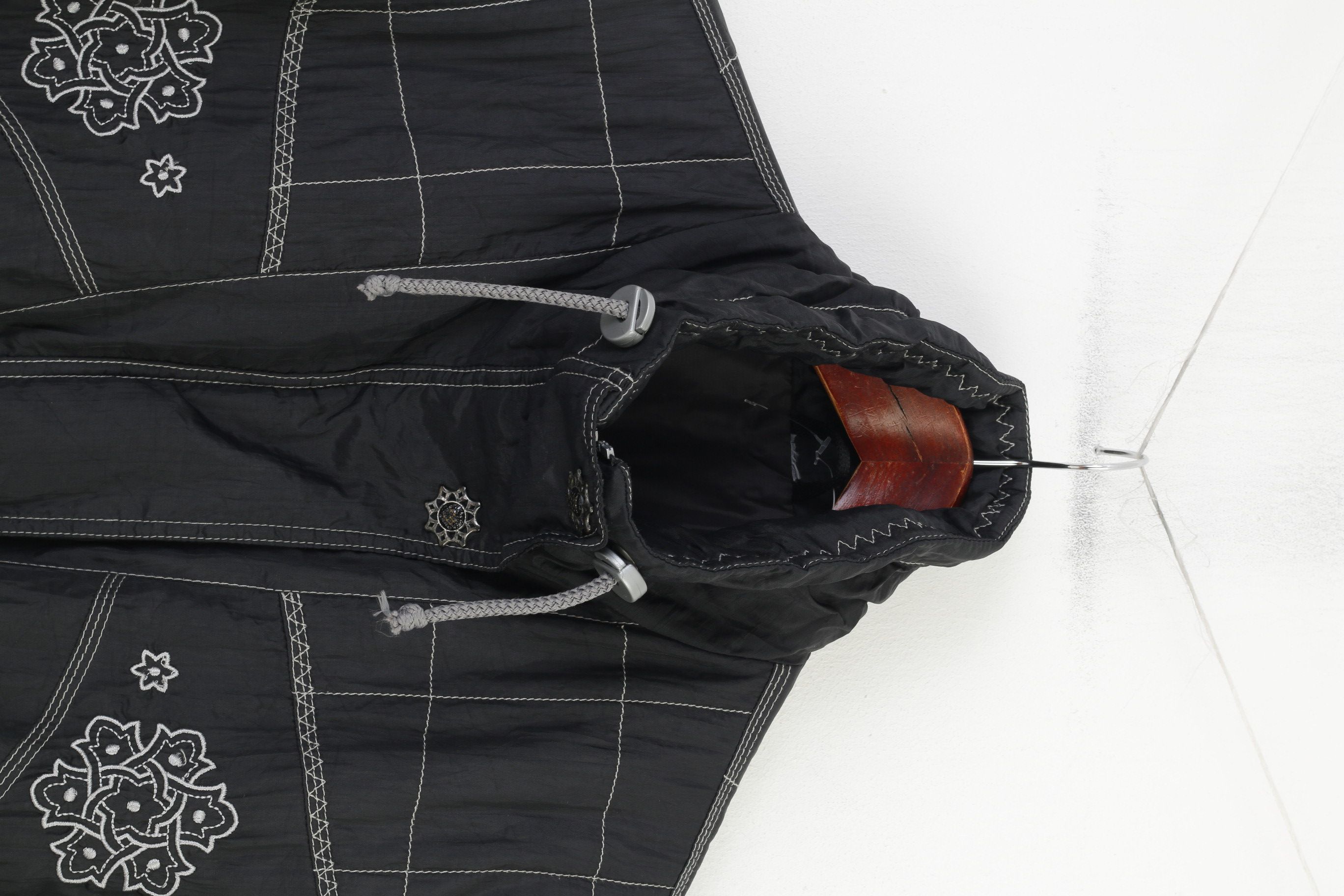 Vintage Vintage Women XL Jacket Black Shoulder Pads 10994 Size XL / US 12-14 / IT 48-50 - 2 Thumbnail