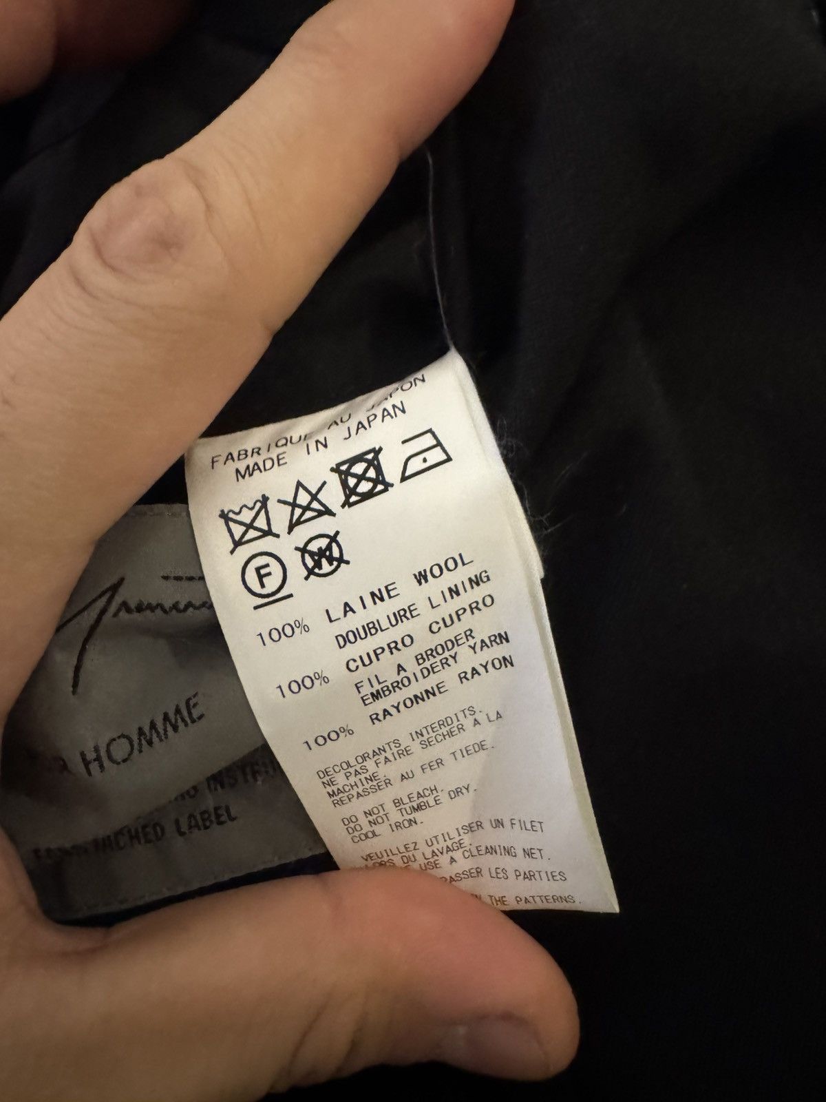 Yohji Yamamoto FW17 deformation collar print blazer Size US L / EU 52-54 / 3 - 5 Thumbnail