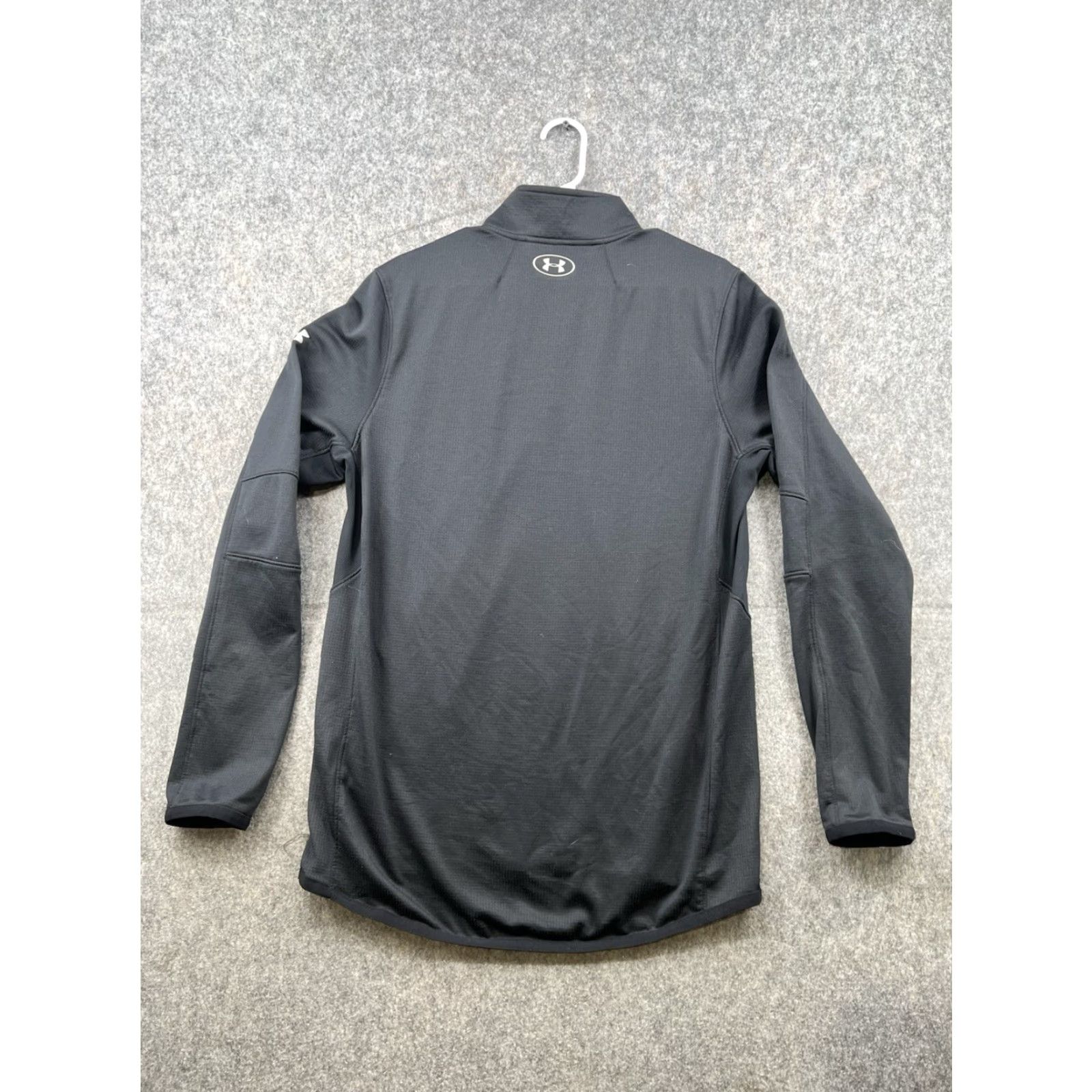 Under Armour Under Armour Men's Black ColdGear Reactor 1/4 Zip Mock Neck Pullover Size M Size US M / EU 48-50 / 2 - 6 Thumbnail