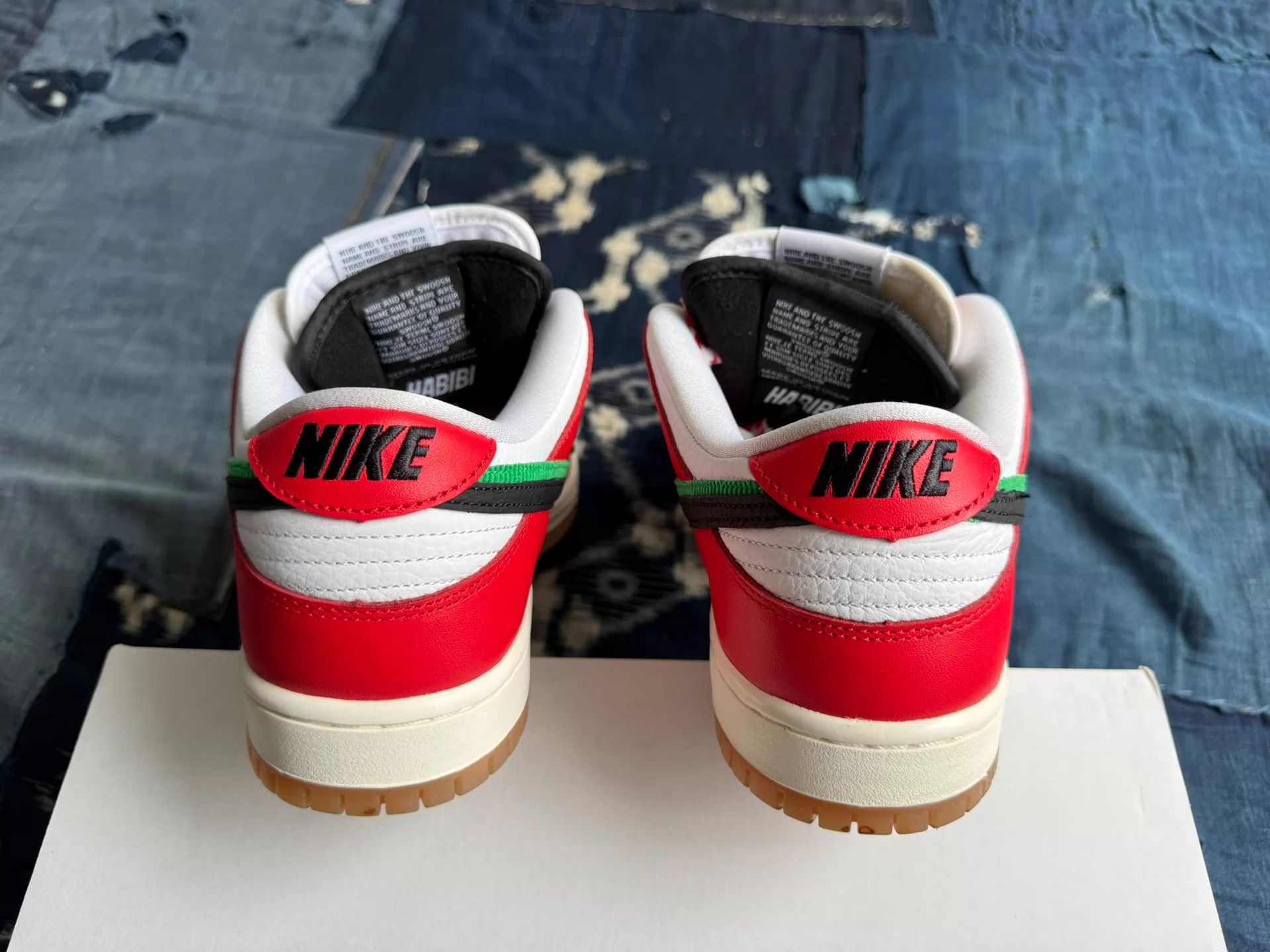 Nike Nike Dunk SB Frame Skate Habibi Low White Red US9 Size US 9 / EU 42 - 7 Thumbnail
