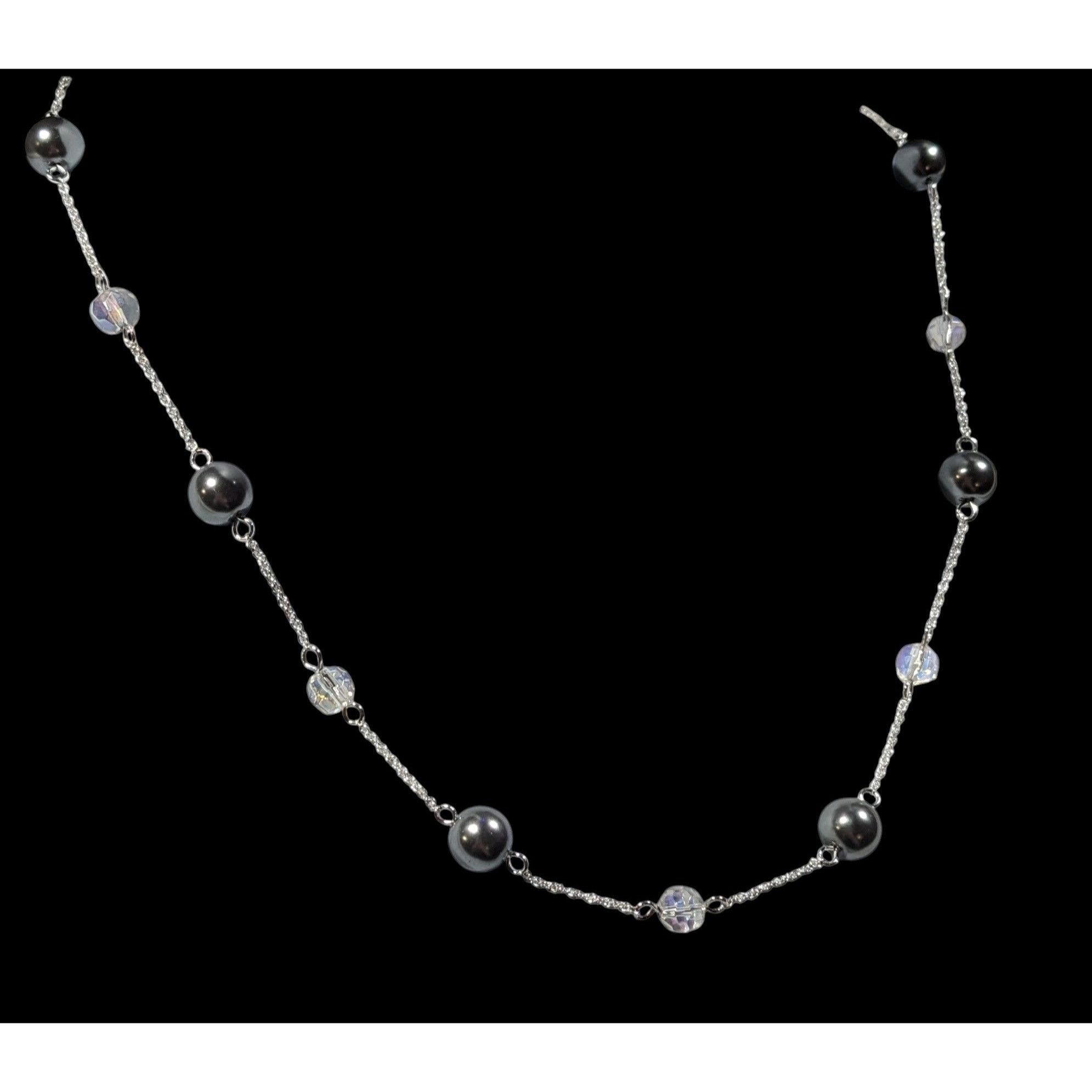 Other Napier Pearl Parfait Silver Tone Station Necklace Size ONE SIZE - 3 Thumbnail