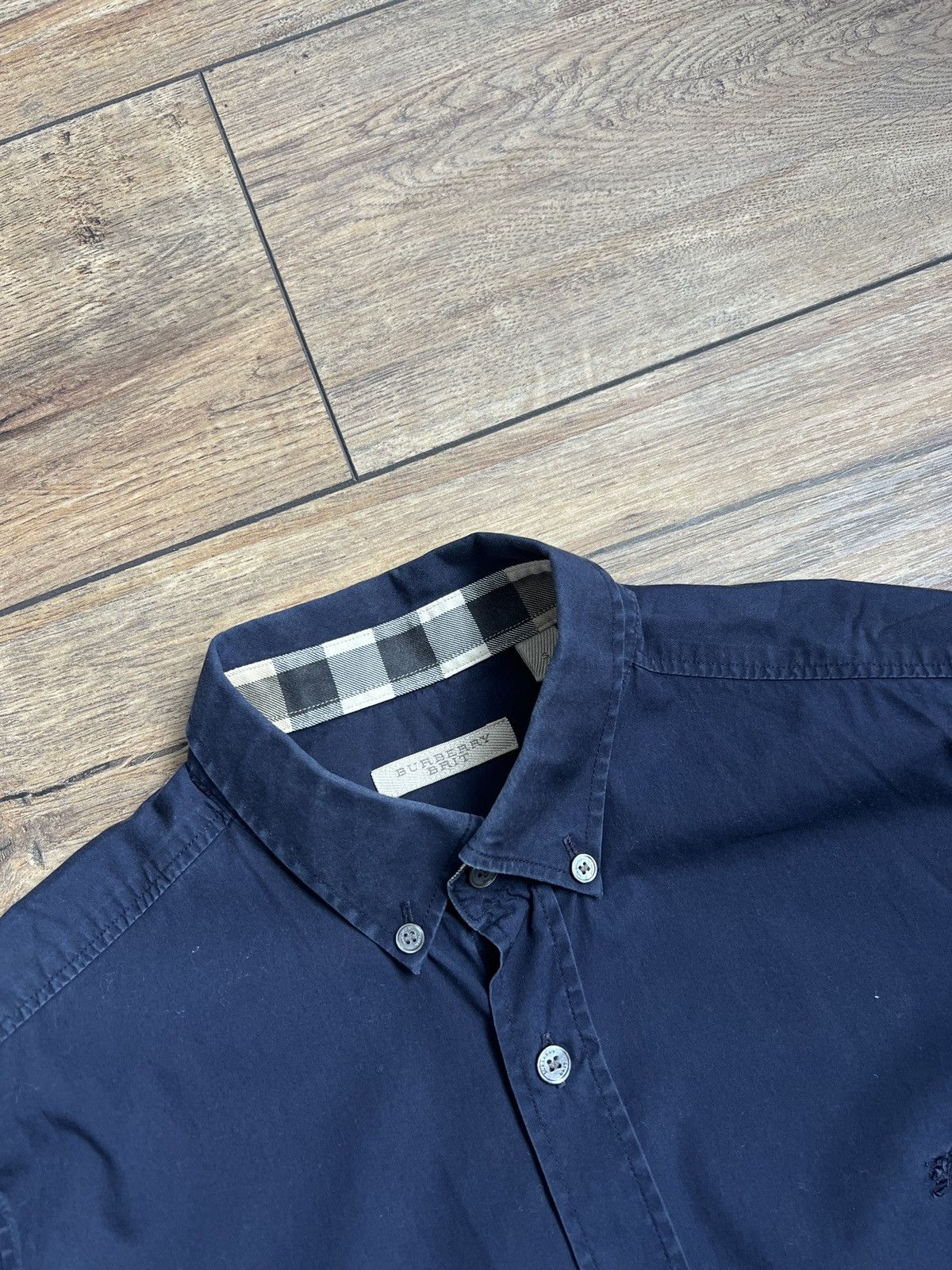 Burberry Classic Burberry Collared Dress Shirt Size US S / EU 44-46 / 1 - 5 Thumbnail